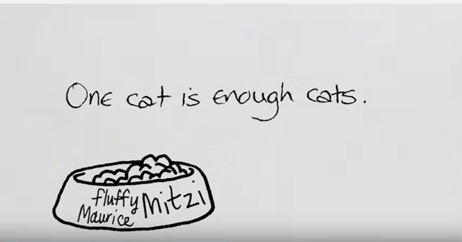 I can't have cats. They make me sneeze. But I would like to think that if I DID in fact have a cat, I would be cool enough to name it "Maurice" I mean let's be honest, that is the coolest cat name ever.