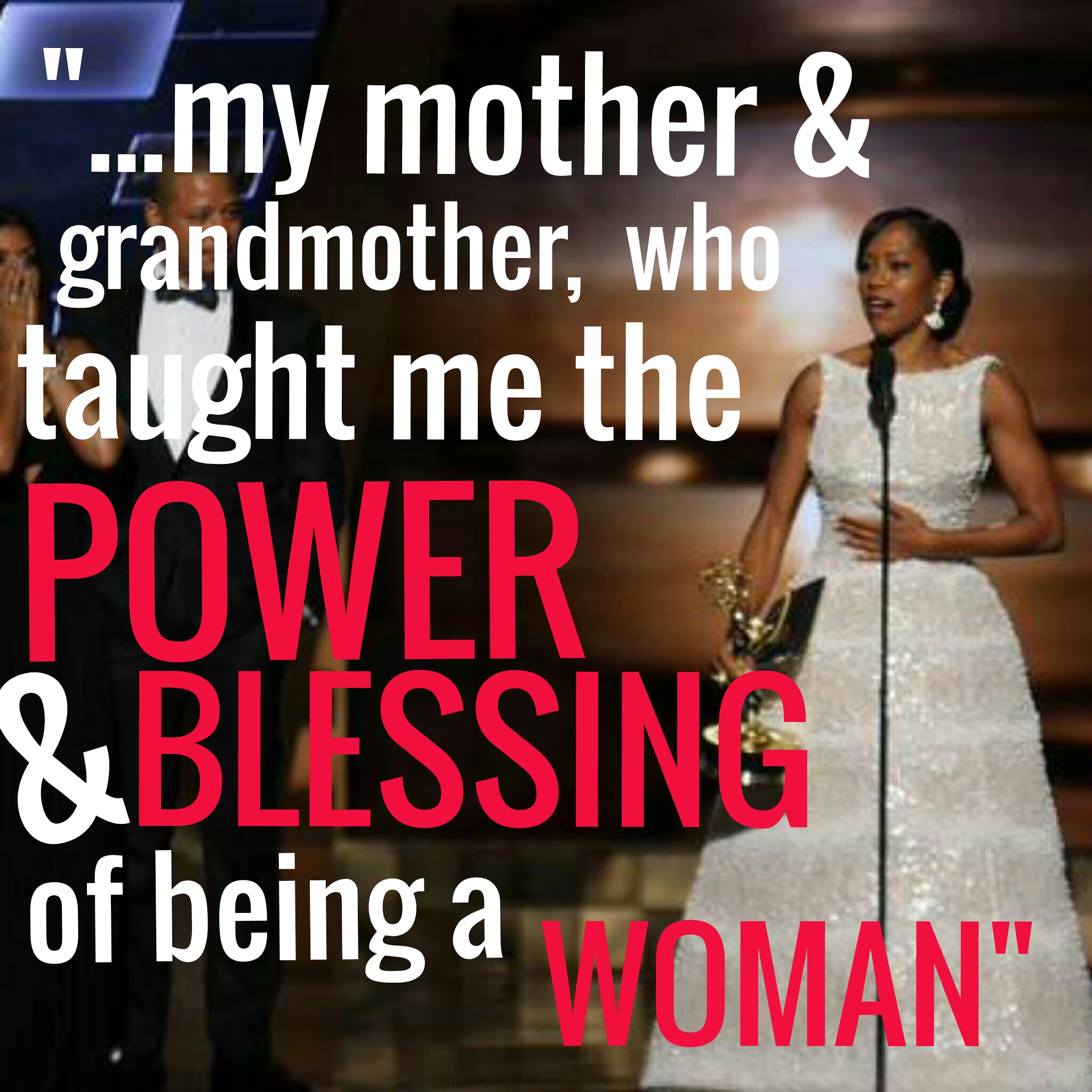 Excerpt from Regina King's Emmy speech (video below)