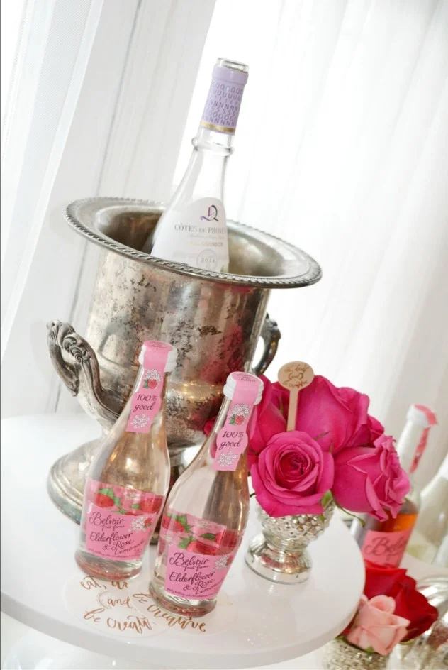 wine and flowers, I'm sold. thanks to BelvoirFruitFarms and ONEHOPE wines