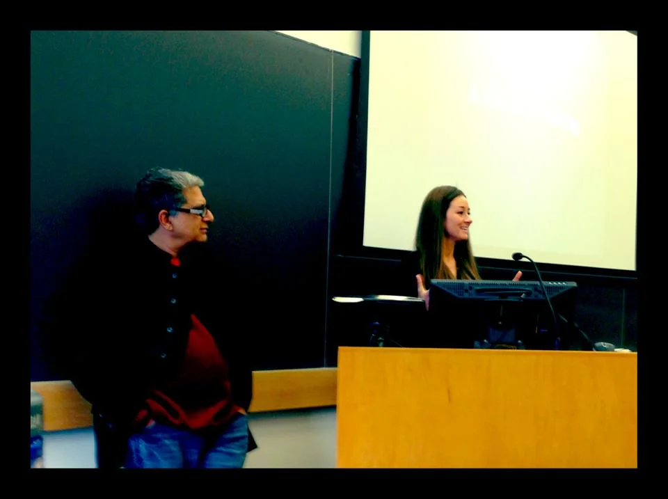Danielle & Deepak teaching at Columbia University
