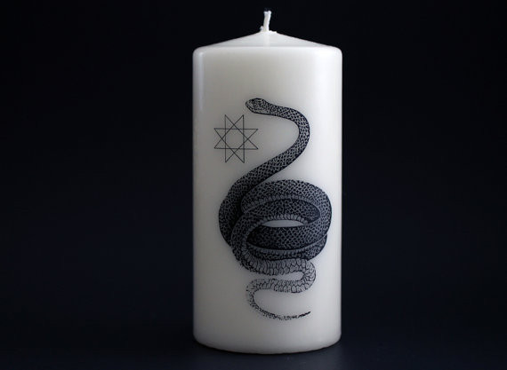 Snake - Creation Symbol Candle ($16)