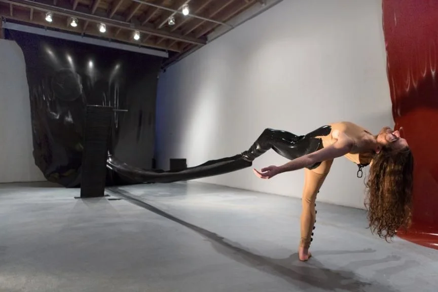 "Pore", installation + performance at Locust Projects Miami 