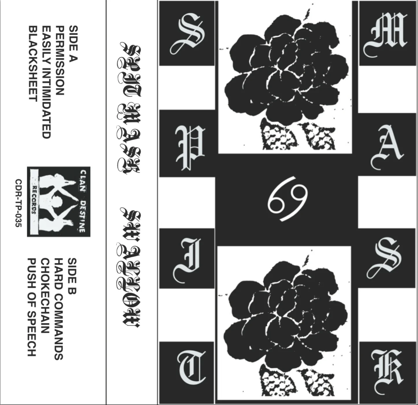 Spit Mask - Swallow (Clan Destine Records, 2016). Cover art by Future Blondes.&nbsp;