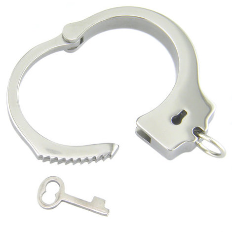 Titanium Handcuffs Ring 