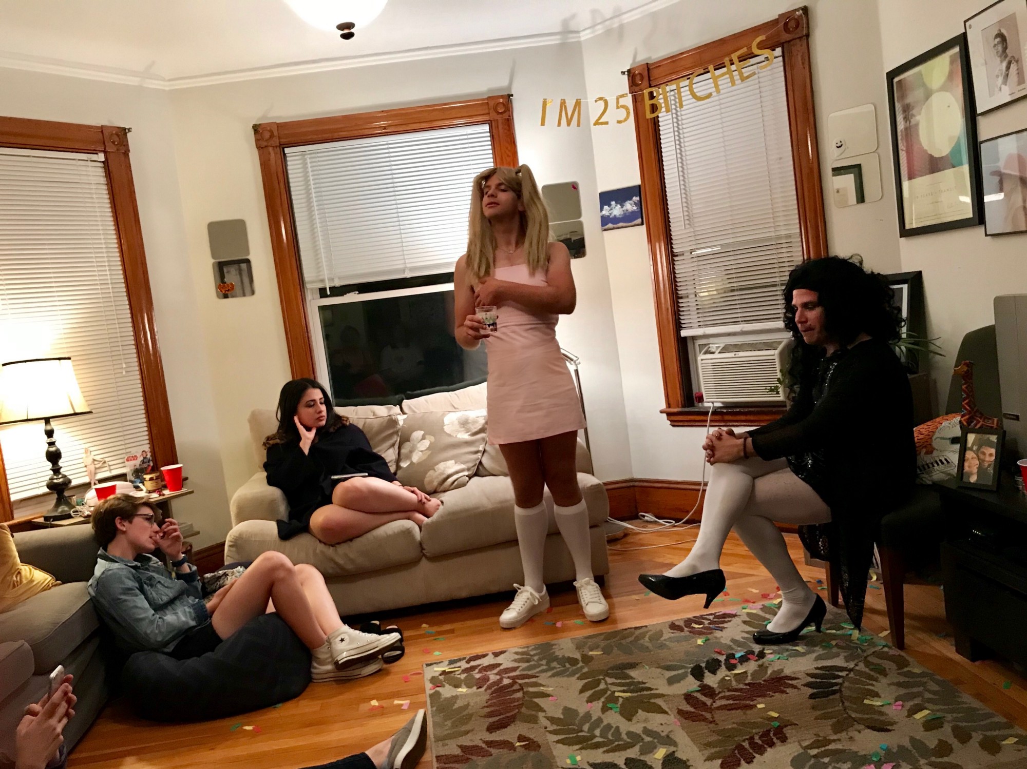 My twenty-fifth birthday. Yes, I am dressed as Baby Spice. One is never too old…