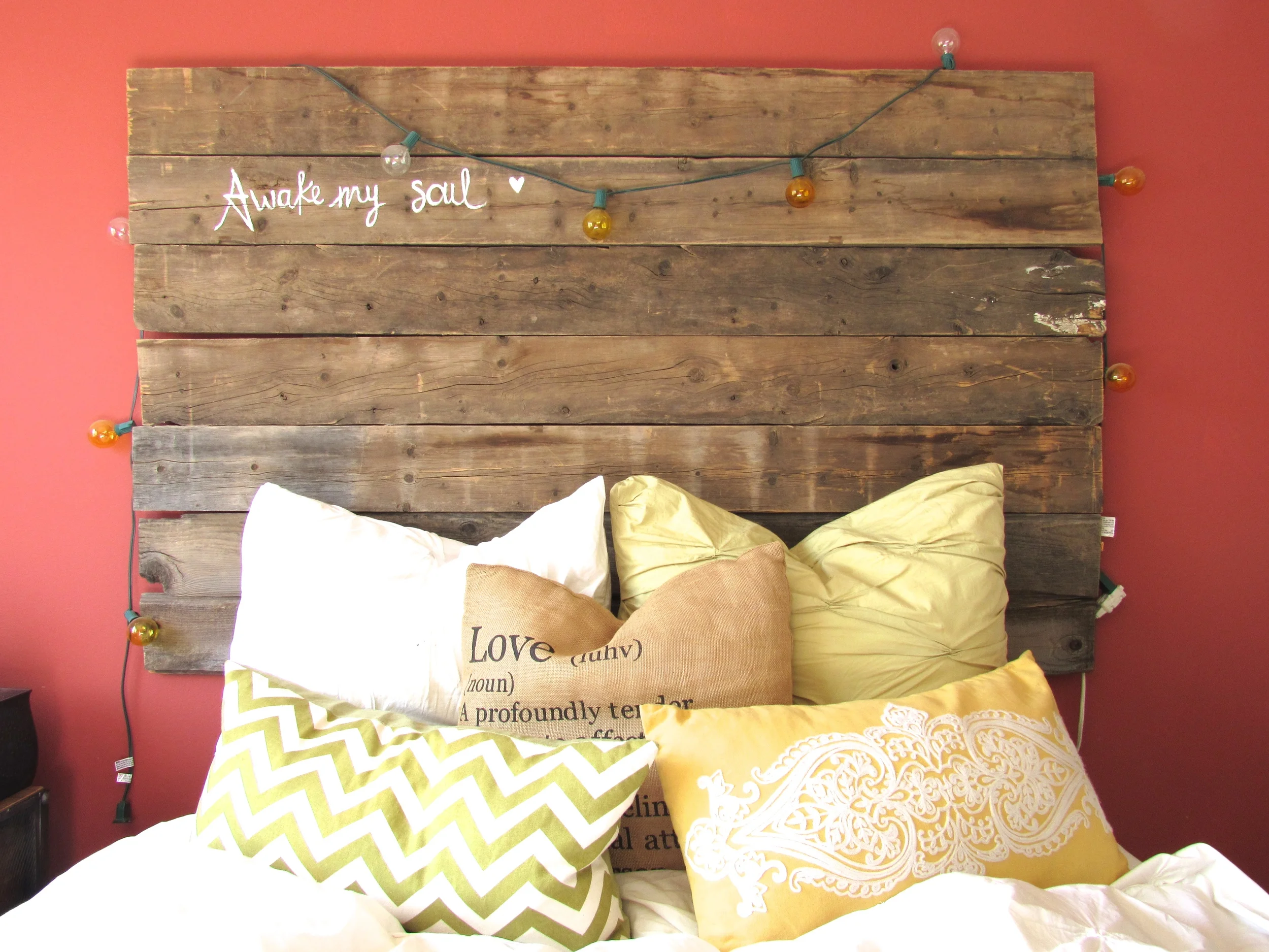 DIY Wood Headboard