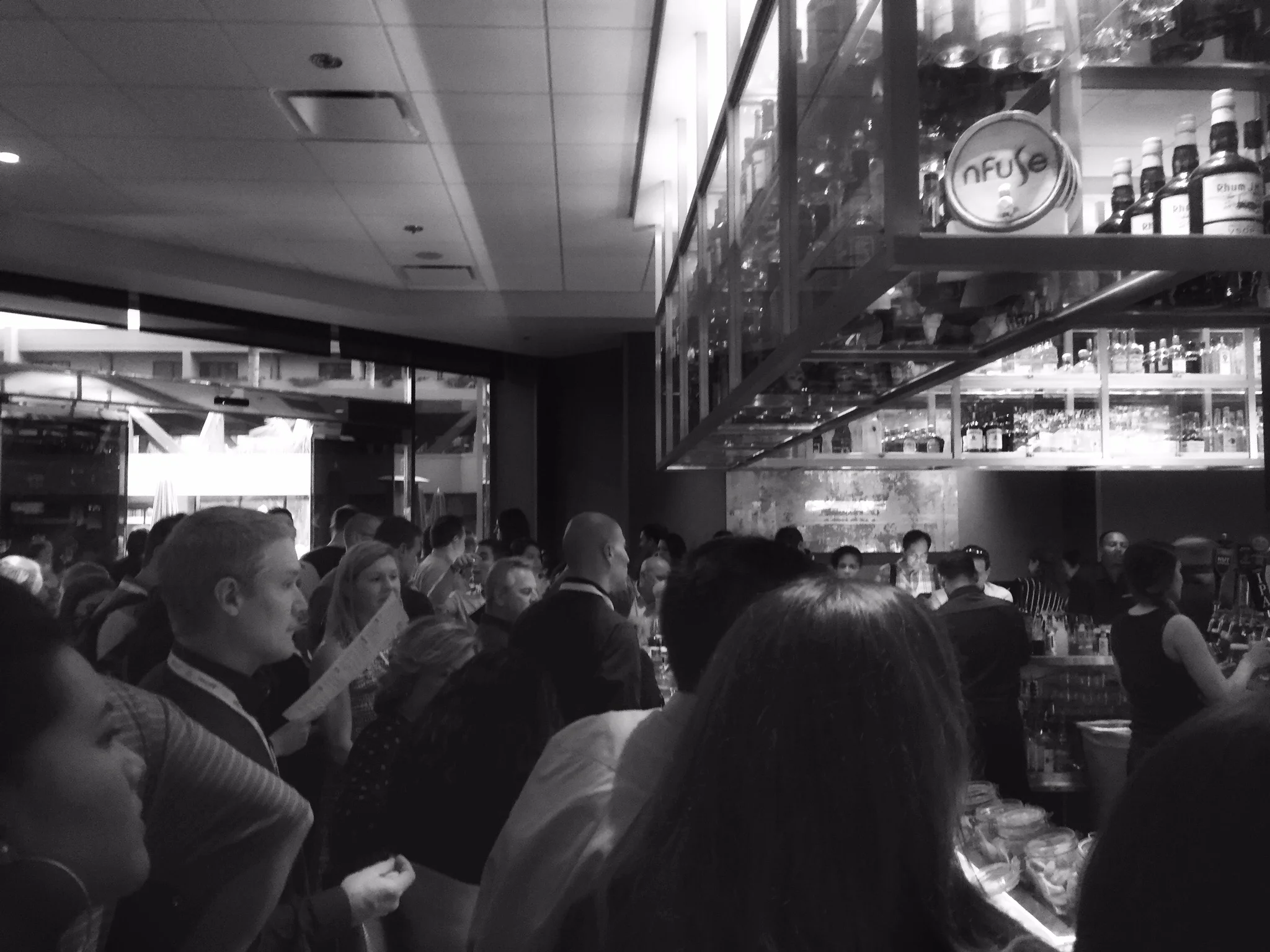 Happy hour was busy. PTs were definitely taking advantage of the day off from the clinic. Everywhere we looked people were networking and meeting old friends. This, in my opinion, is where our profession gets inspired to get better.