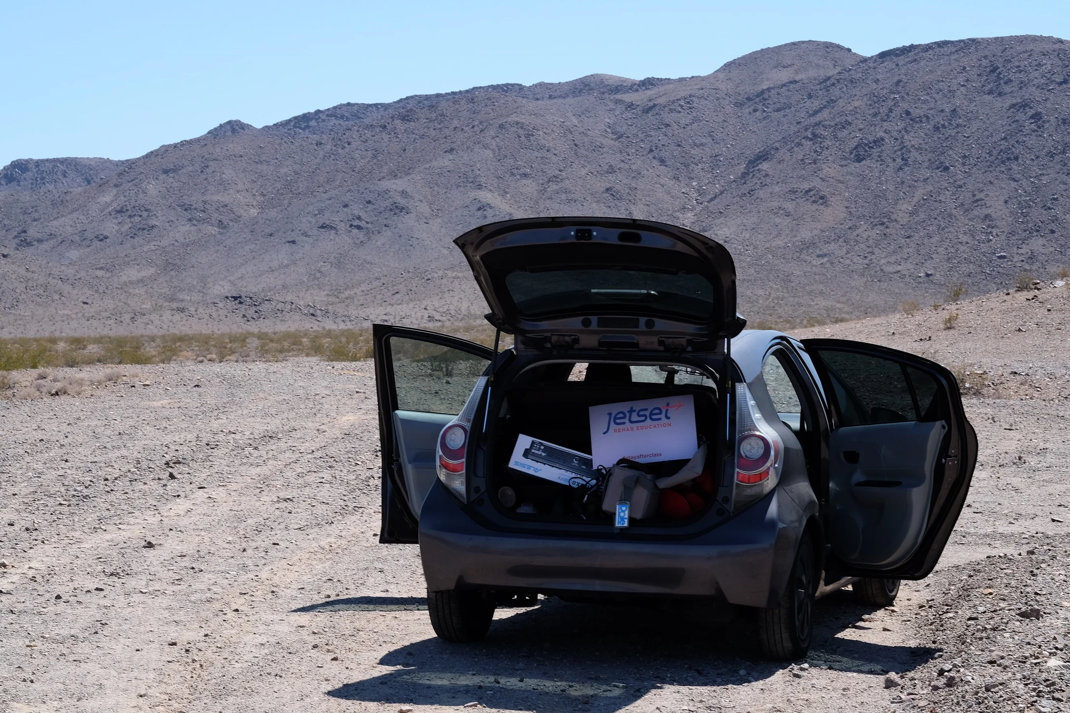 Pulling over to snap some photos on the way to Vegas. Location: Zzyzx Rd. In the Mojave Desert .