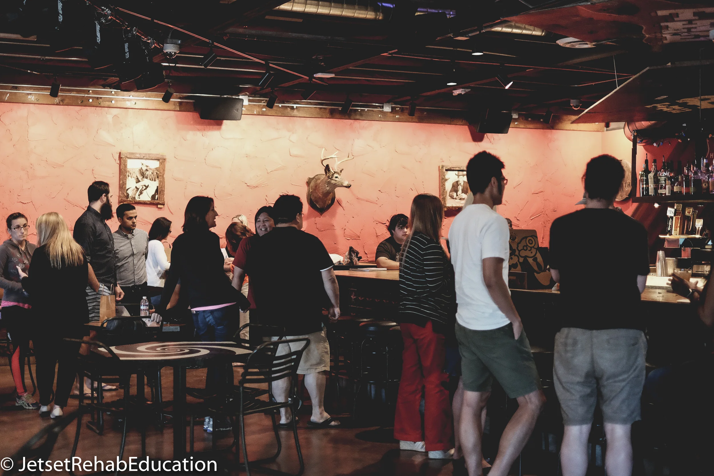 A staple of a Jetset class is the after class networking events. In this class it was happy hour in the back of the classroom. Here students are encouraged to bring family and friends who may have traveled with them. This is also a great time to meet new friends.