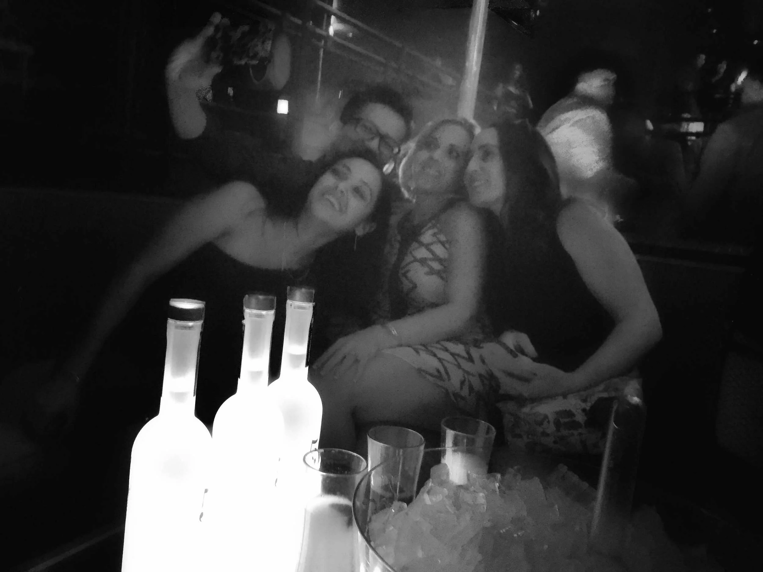 Every Jetset class has after class options. In Vegas we had bottle service, Dinner option, or a Vegas show. Photo is at Light in the Mandalay Bay