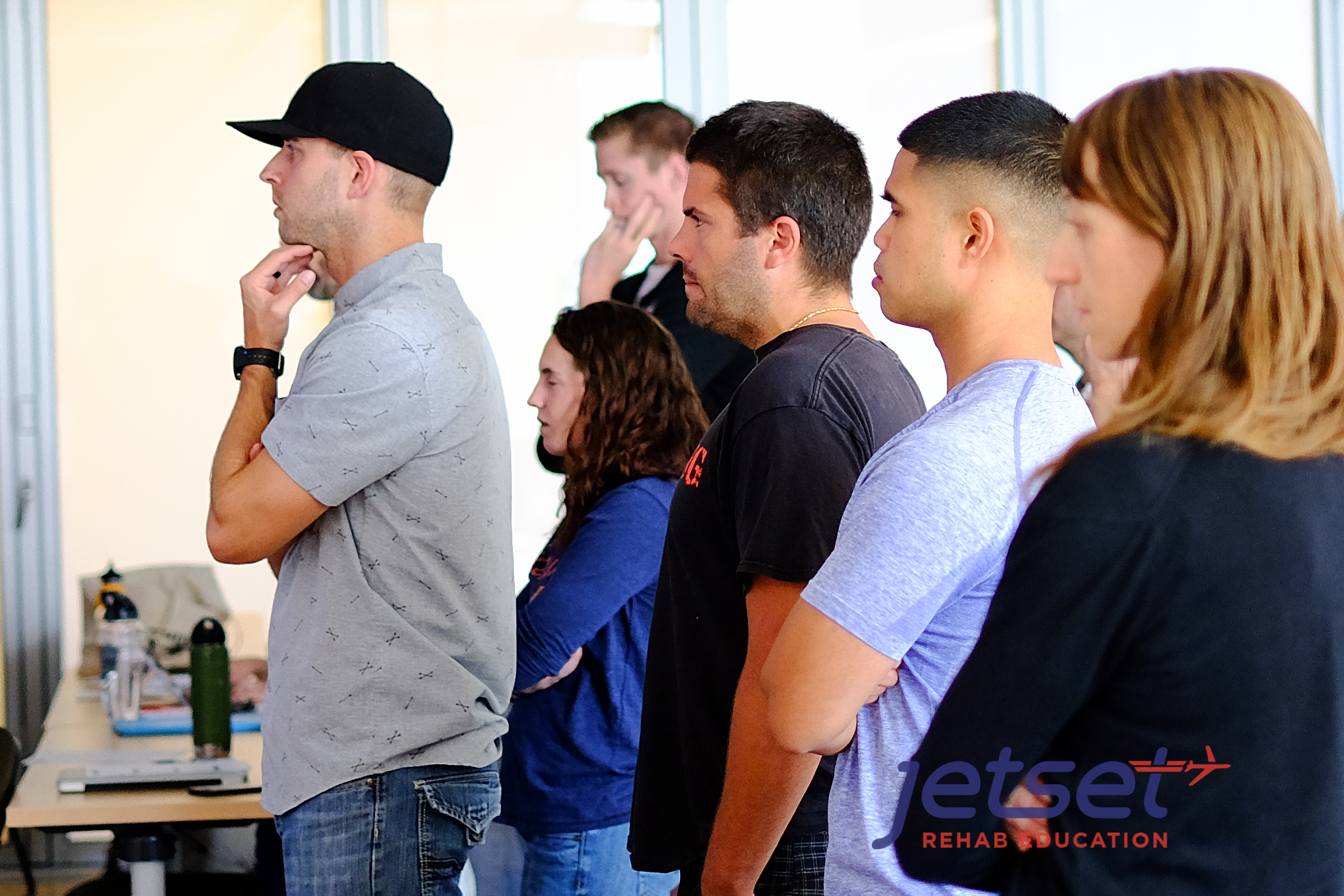 Attentive students.