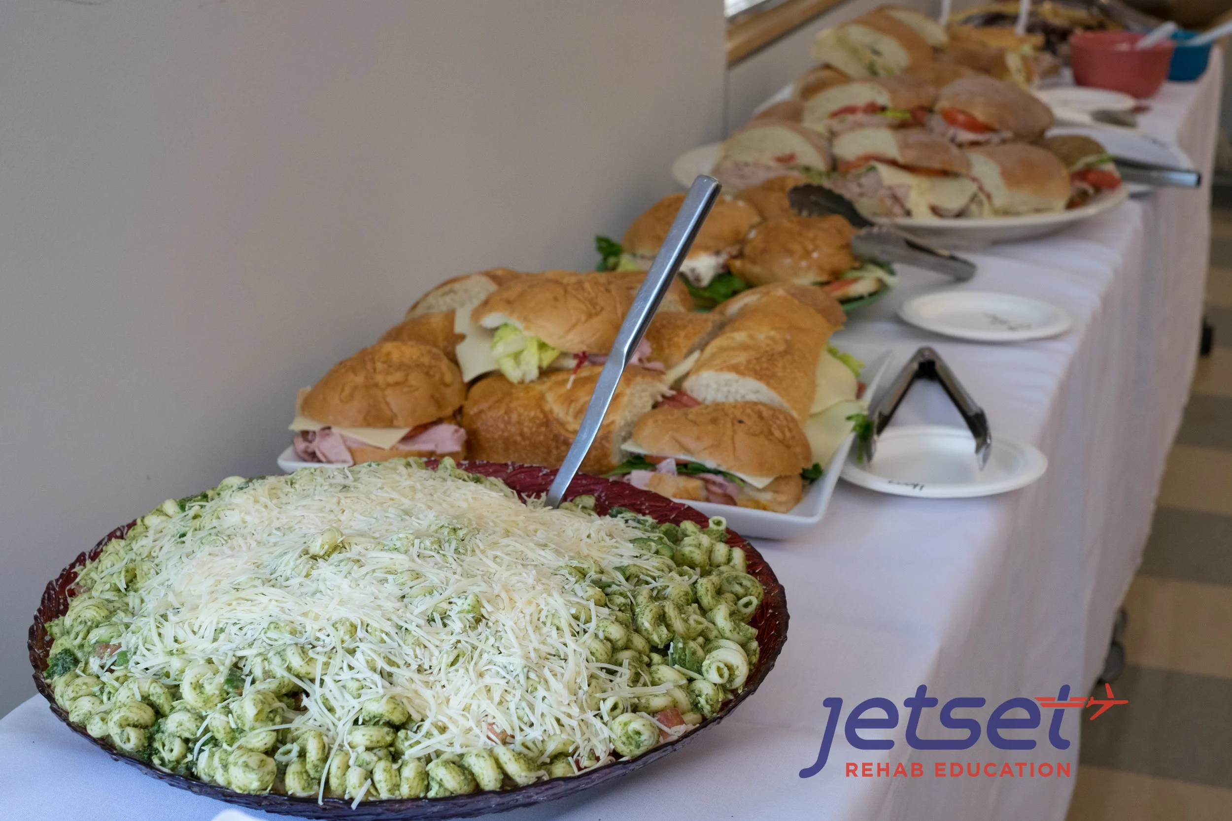 Lunch time! We cater many of our classes with high-quality food. Thanks to Maggie's Buns for the amazing spread. The leftovers were donated to Pacific University students who pretty much cleaned it out in minutes.