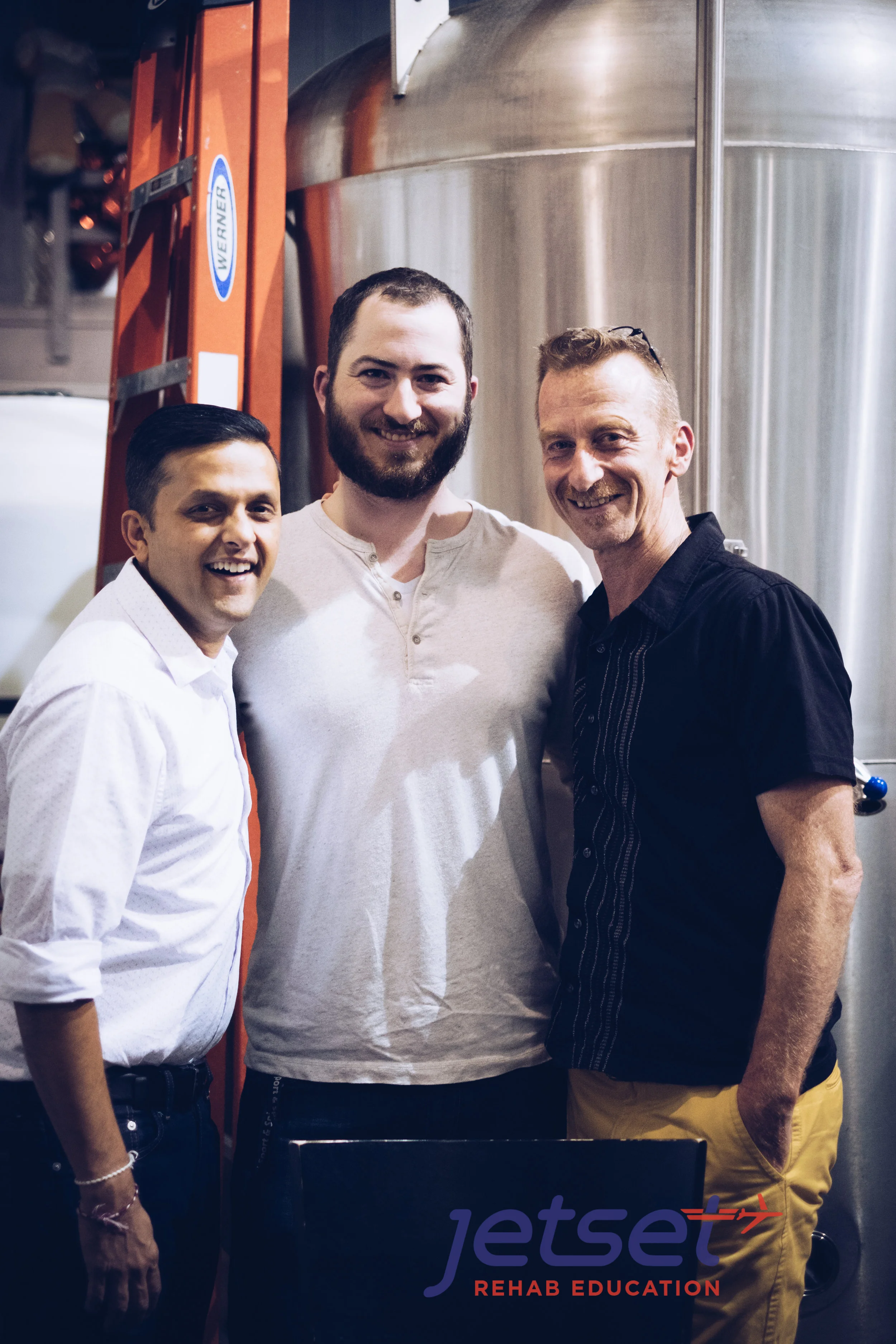 Jay Bhatt, Co-Founder of Jetset Rehab Education , Scot Morrison and Phillip Snell.