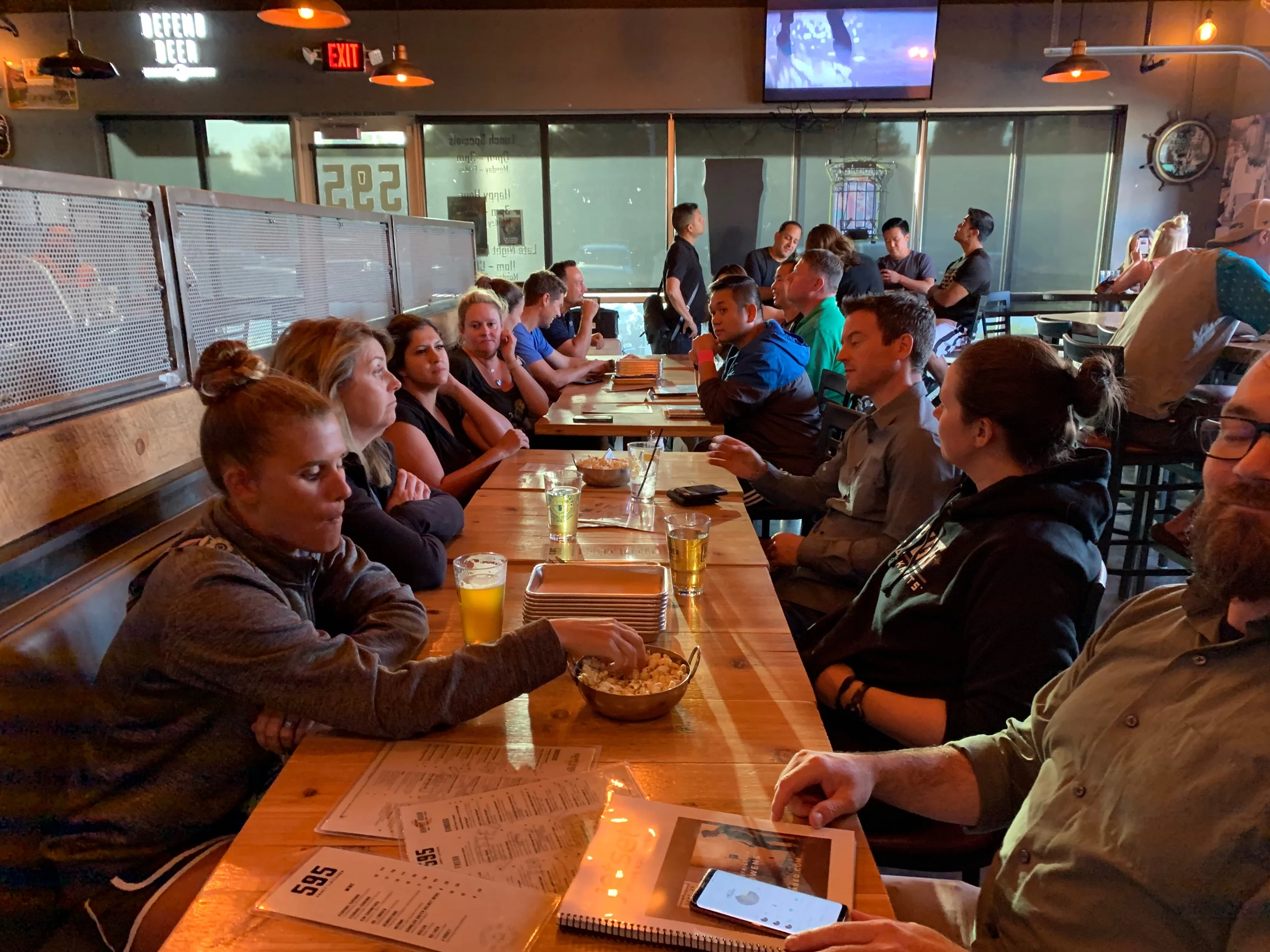 595 Craft was a great place for our students to network, and meet up with their significant others and simply relax.