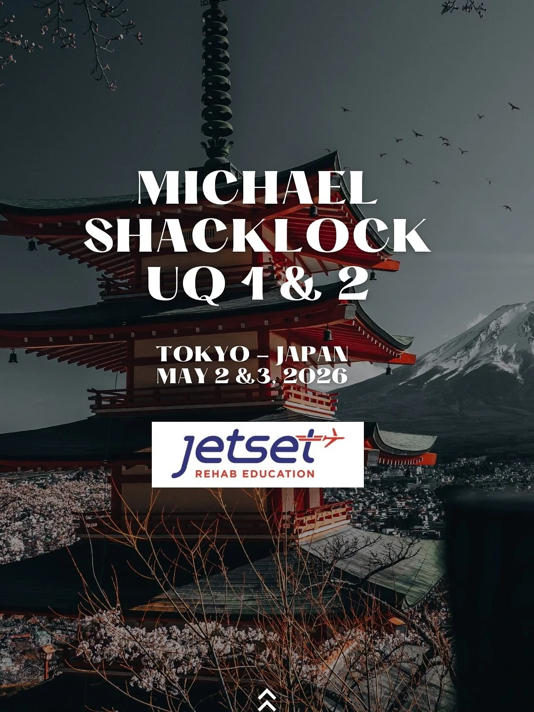 🚨NEW DROP ALERT 🚨 
&bull;
Our 2nd course of 2026 is now open with deposits!
@jetsetrehabed is pleased to be hosting a Upper Quarter Neurodynamics Level I and II  in Tokyo, Japan with Michael Shacklock! 
&bull;.
As alwaya, course includes hotel, cat