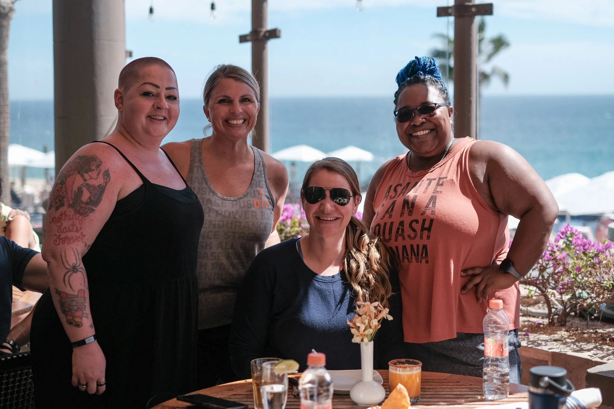 Clinicians Networking at Lunch in Cabo