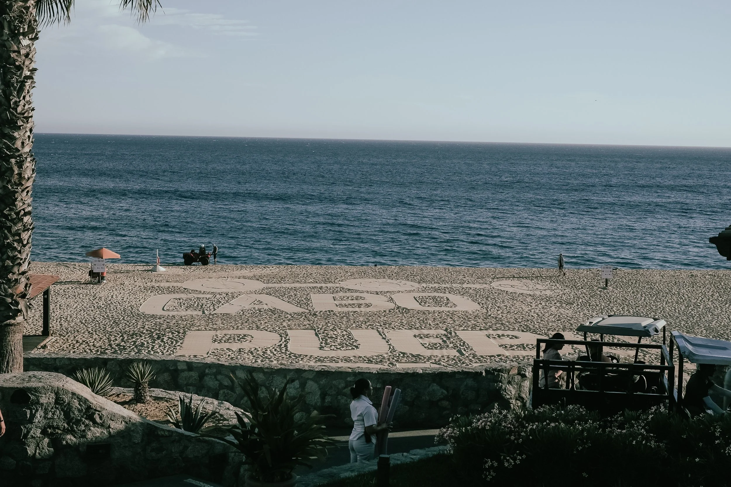 Beach at hotel in Cabo