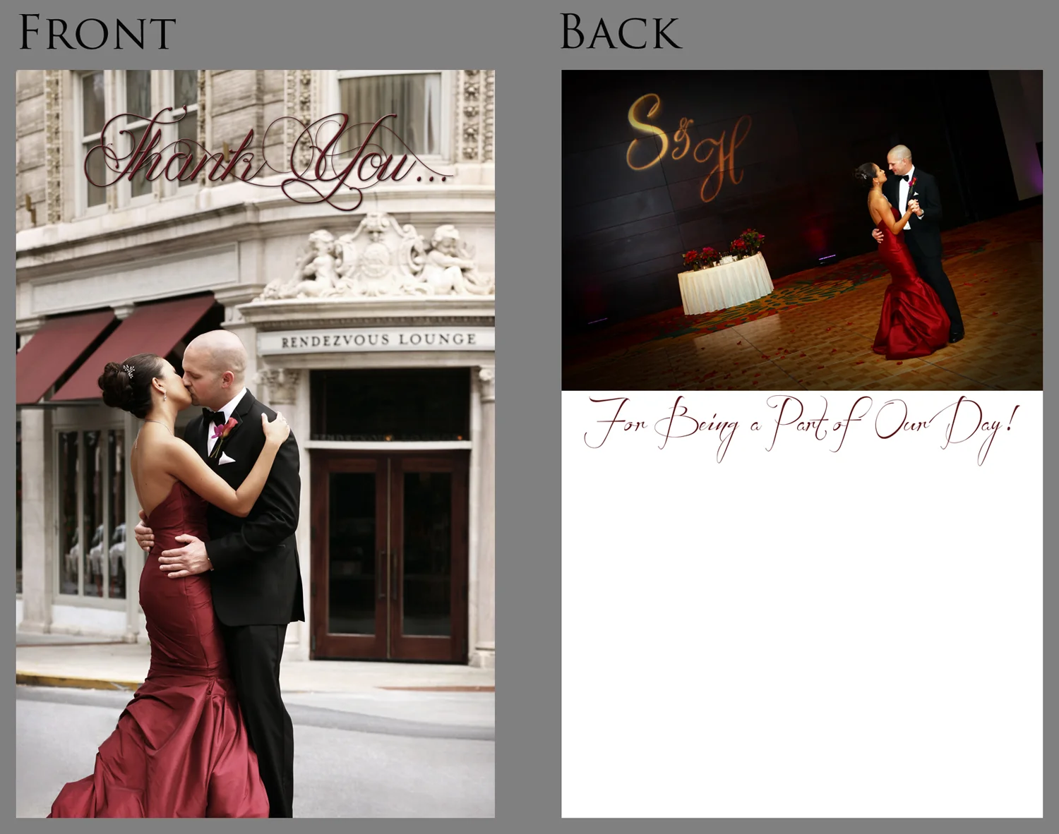 Thank You Cards — Tony Gibble Photography