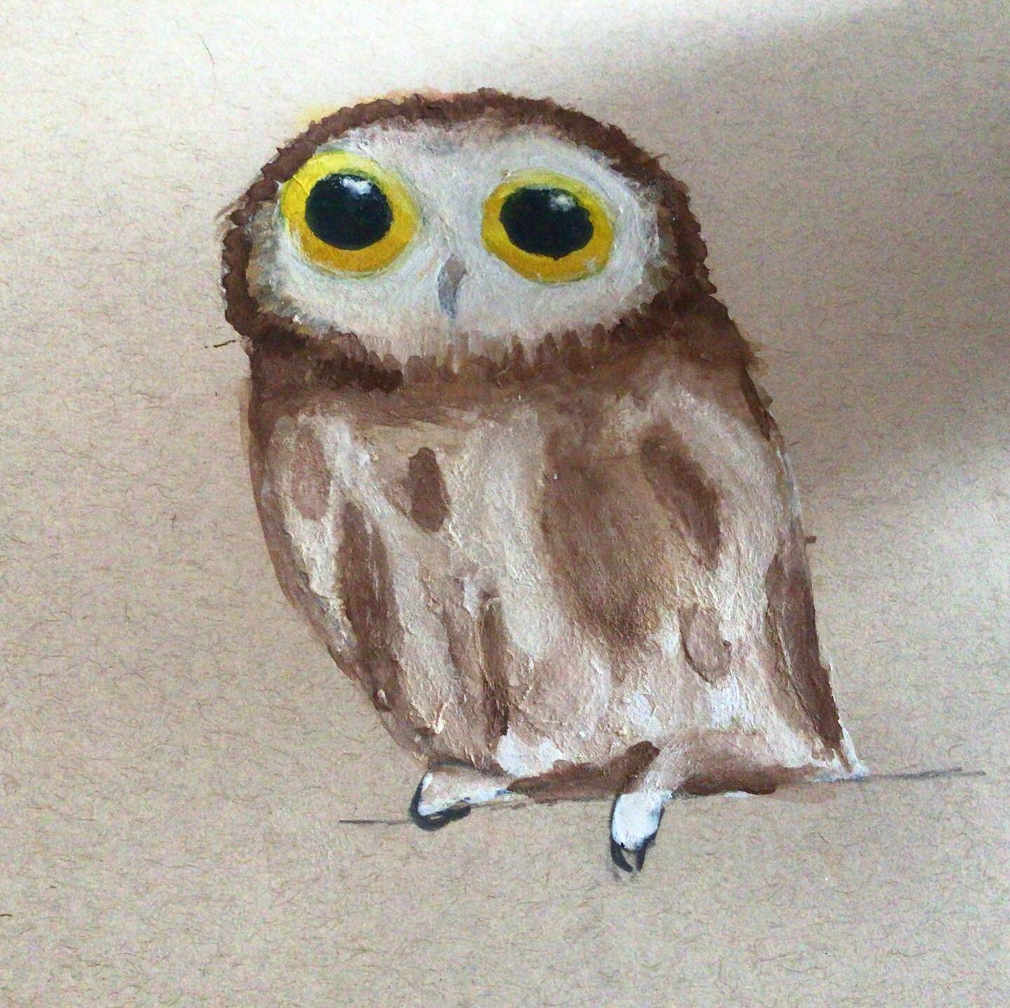 An owl made by a 5th grader in our weekly remote workshops with PS172, a Title 1 public school in Sunset Park.