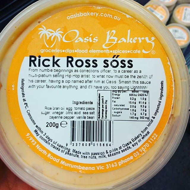 Oh, what it must be to live the life of Rick Ross! #rickyrose #rickross #thuglifeishavingasaucenamedafteryouatoasisbakery