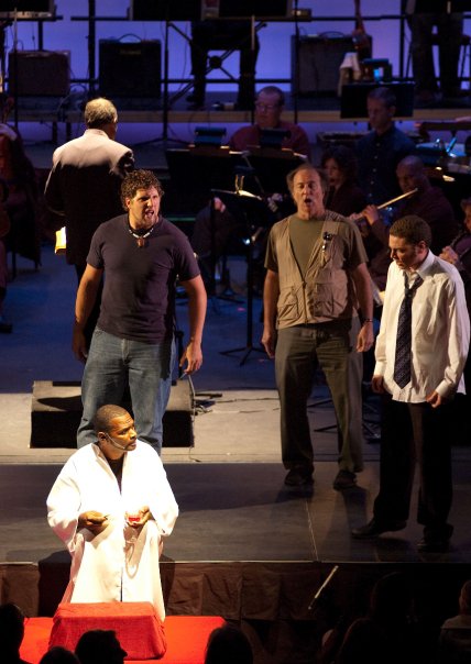 Performing in Bernstein's Mass with the La Jolla Symphony & Chorus. December, 2009.