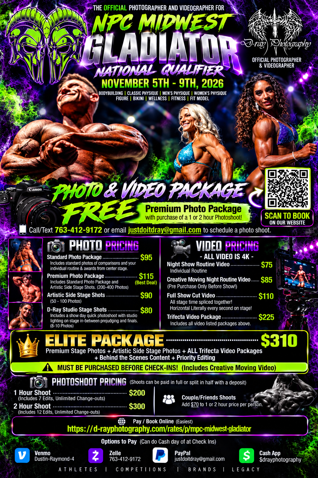 Neon NPC Midwest Gladiator Promo Poster.png