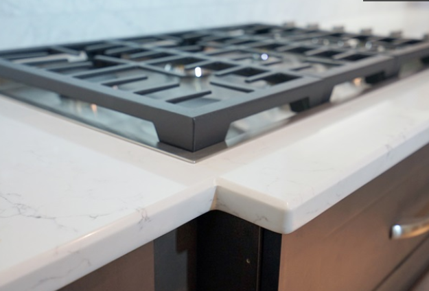 Misterio, Vicostone, Kitchen, Countertops, Stove