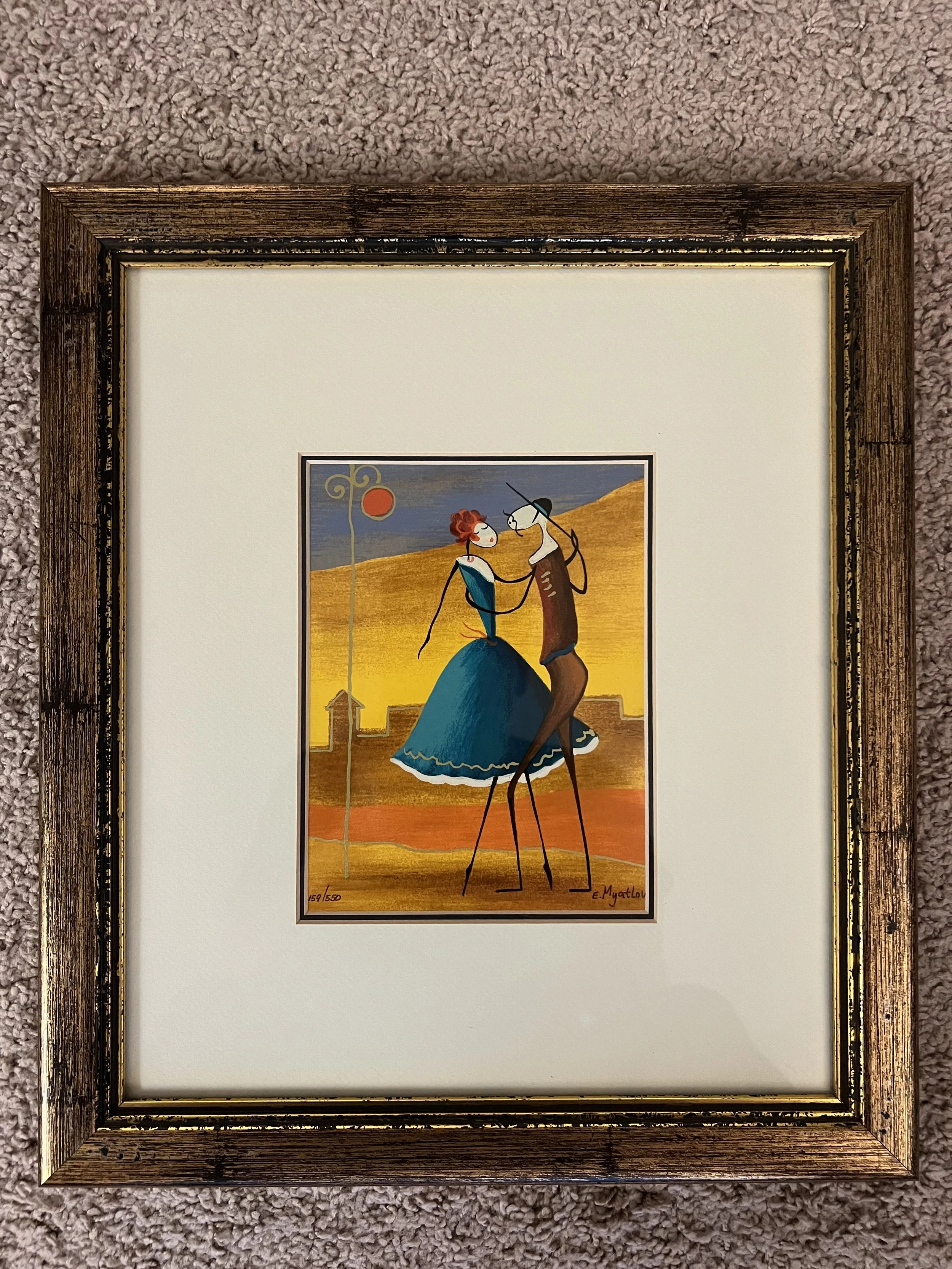  Esther Myatlov,  Myatlov VI  (159/550), 2005. Serigraph, 9 x 6.5 in.   