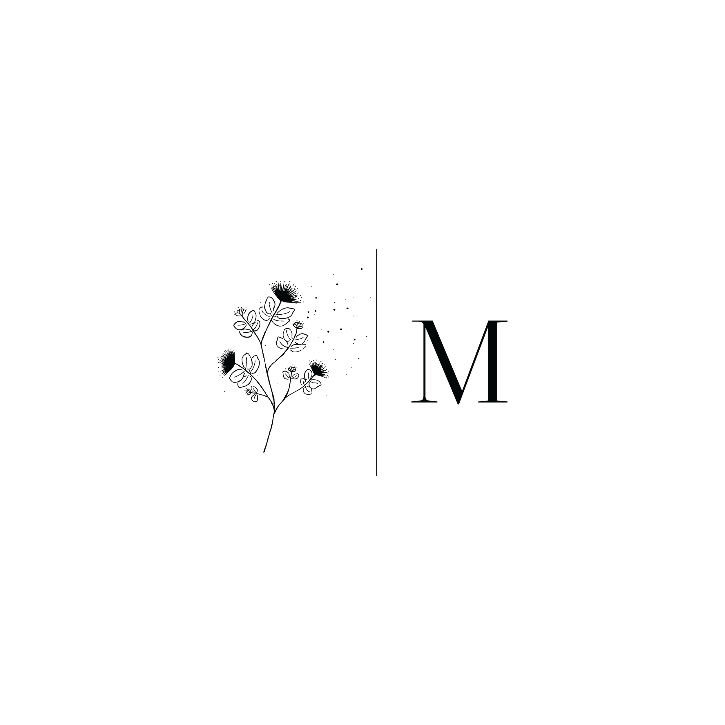 Megan Moura Photography Logo Monogram Variation