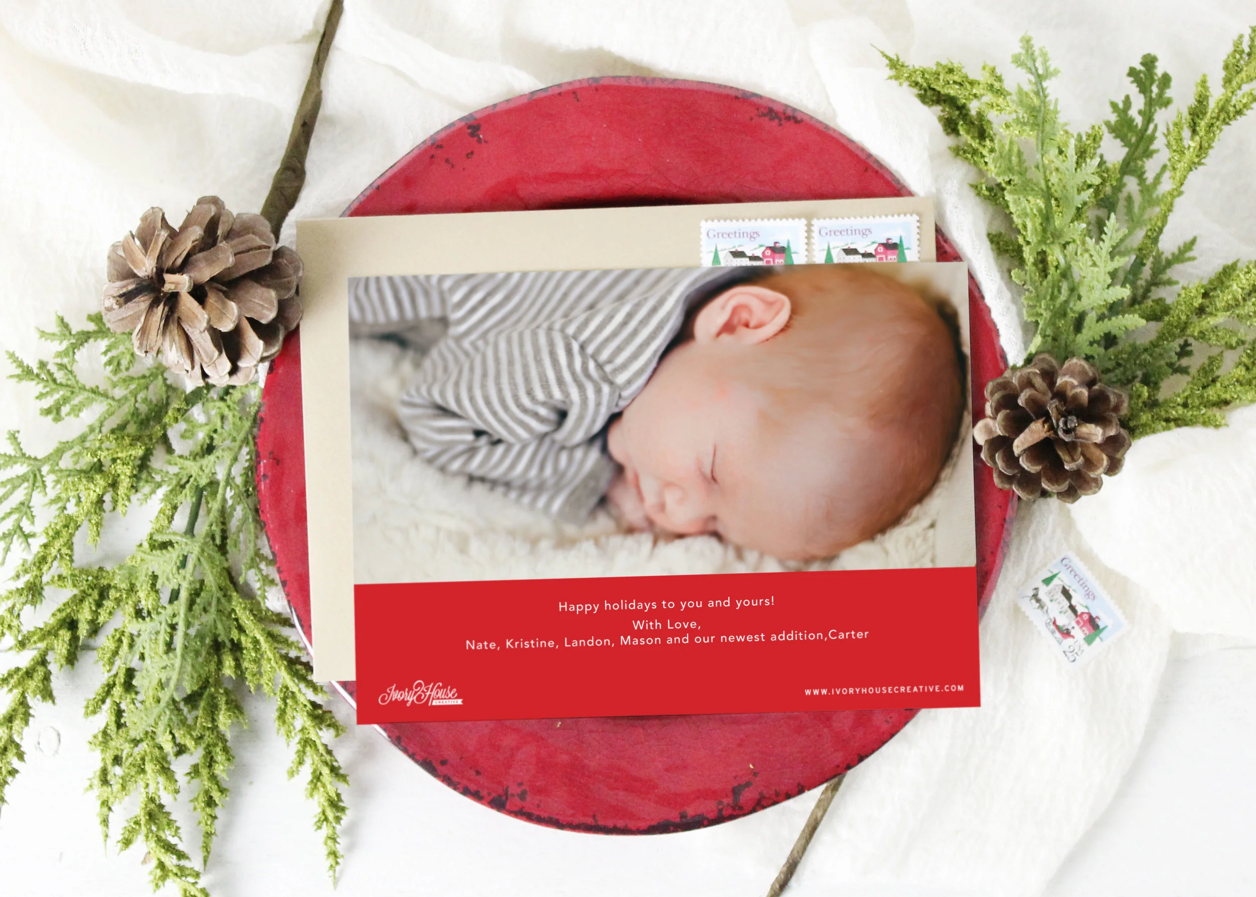 Joy to the World Christmas Card