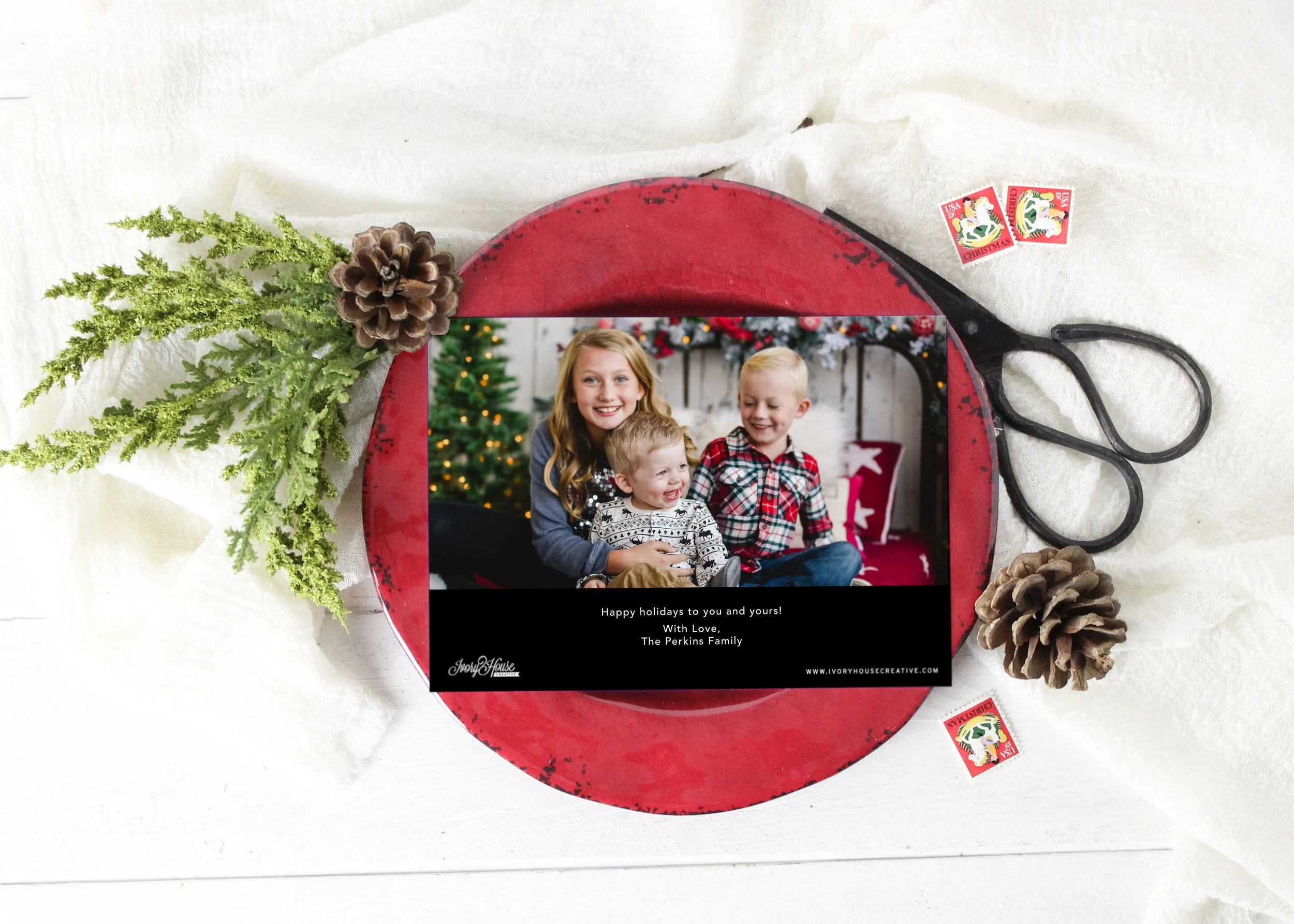 Peace on Earth Christmas Card
