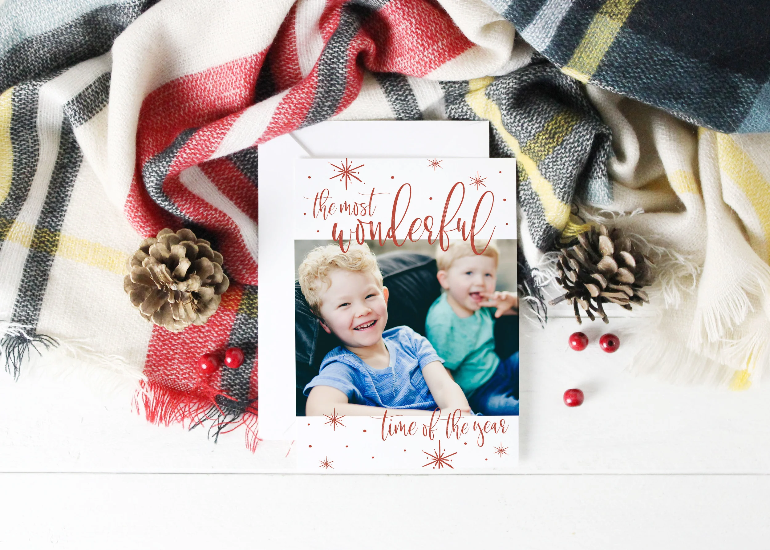 Most Wonderful Time of the Year Christmas Card