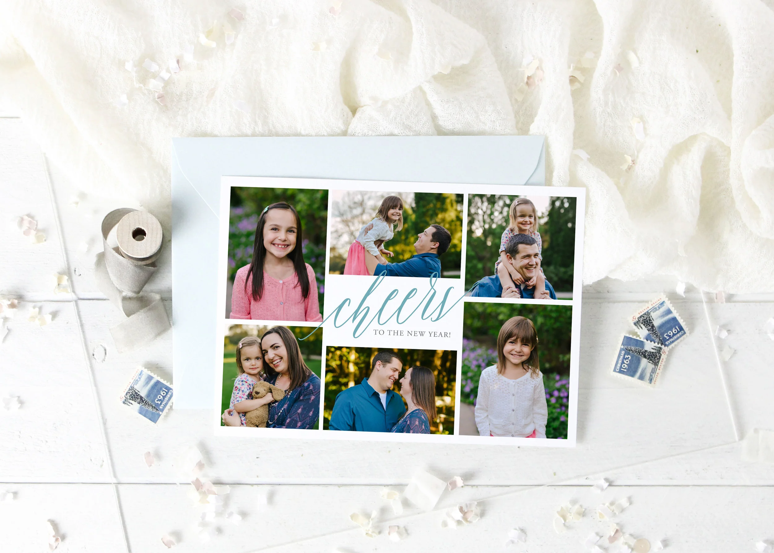 Cheers to the New Year Holiday Card