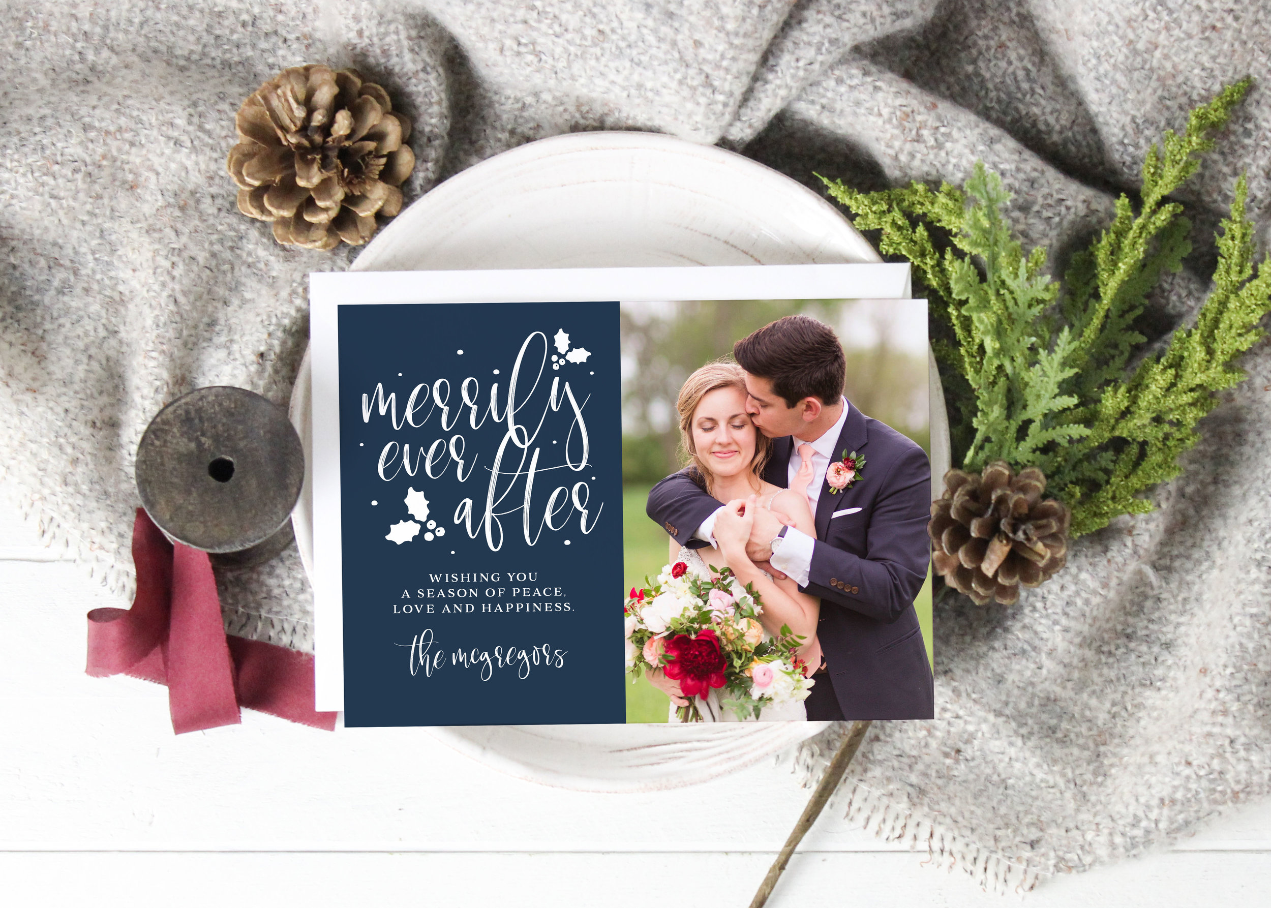 Merrily Ever After Christmas Card
