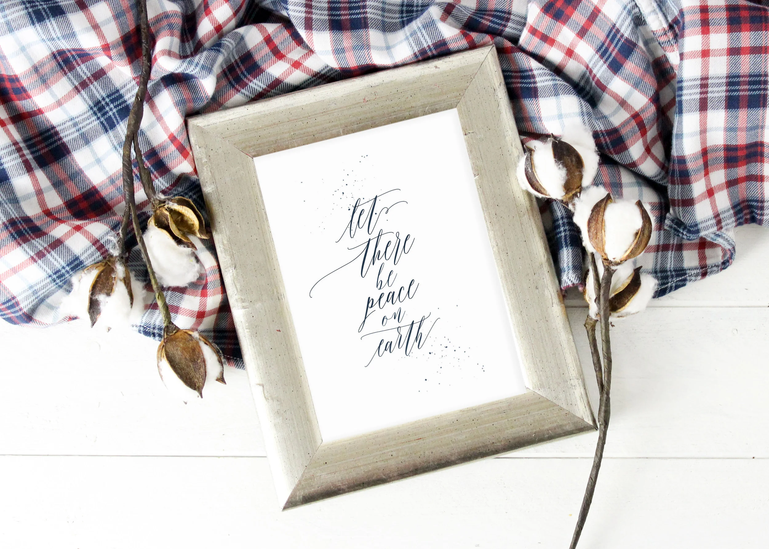 Peace on Earth Christmas Printable Wall Decor