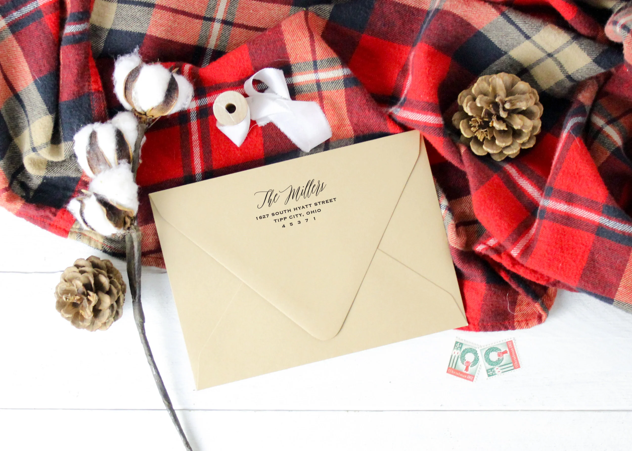 Christmas Card Envelope Addressing