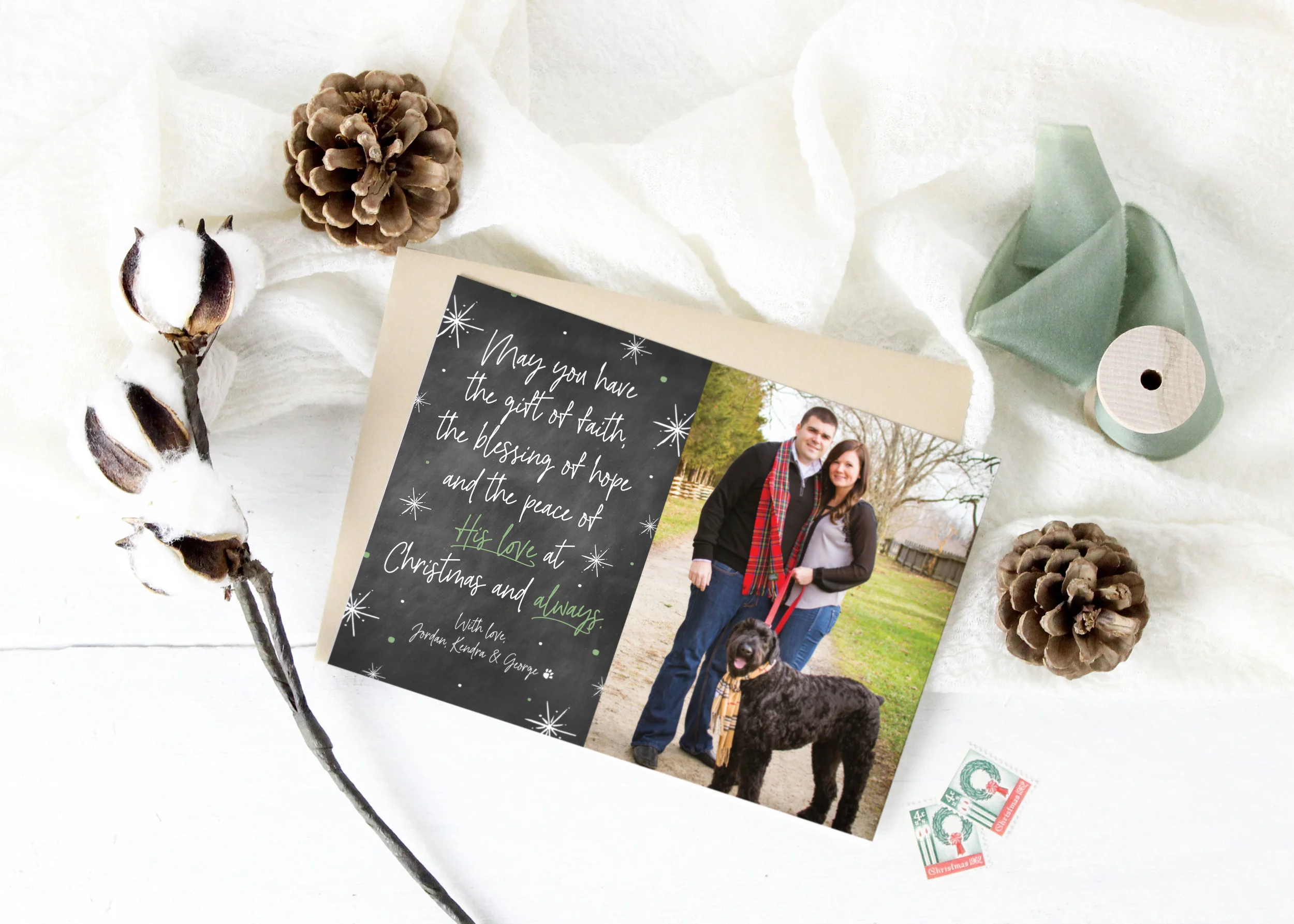 God's Love Christmas Card