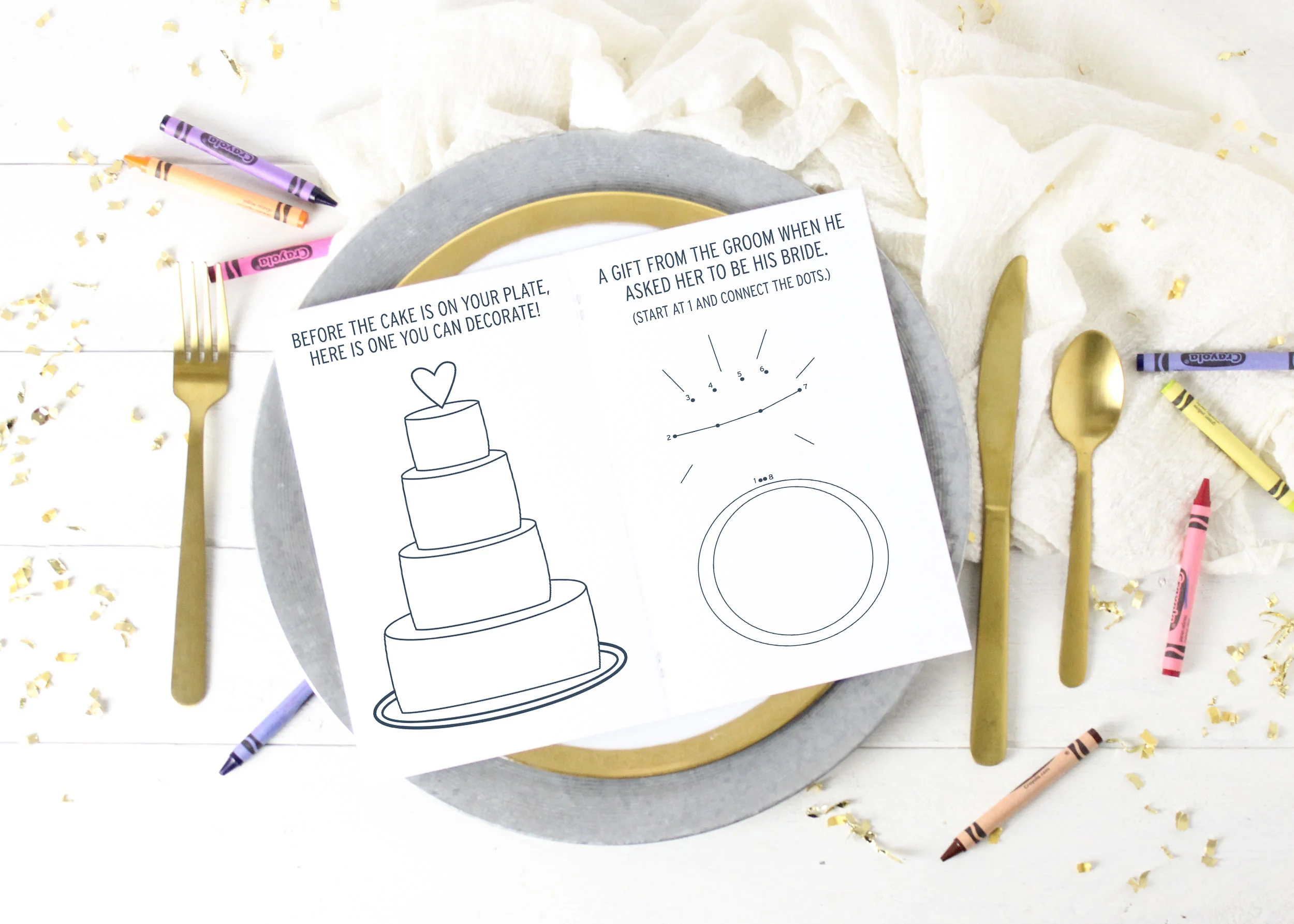 Printable Kids Wedding Activity Book