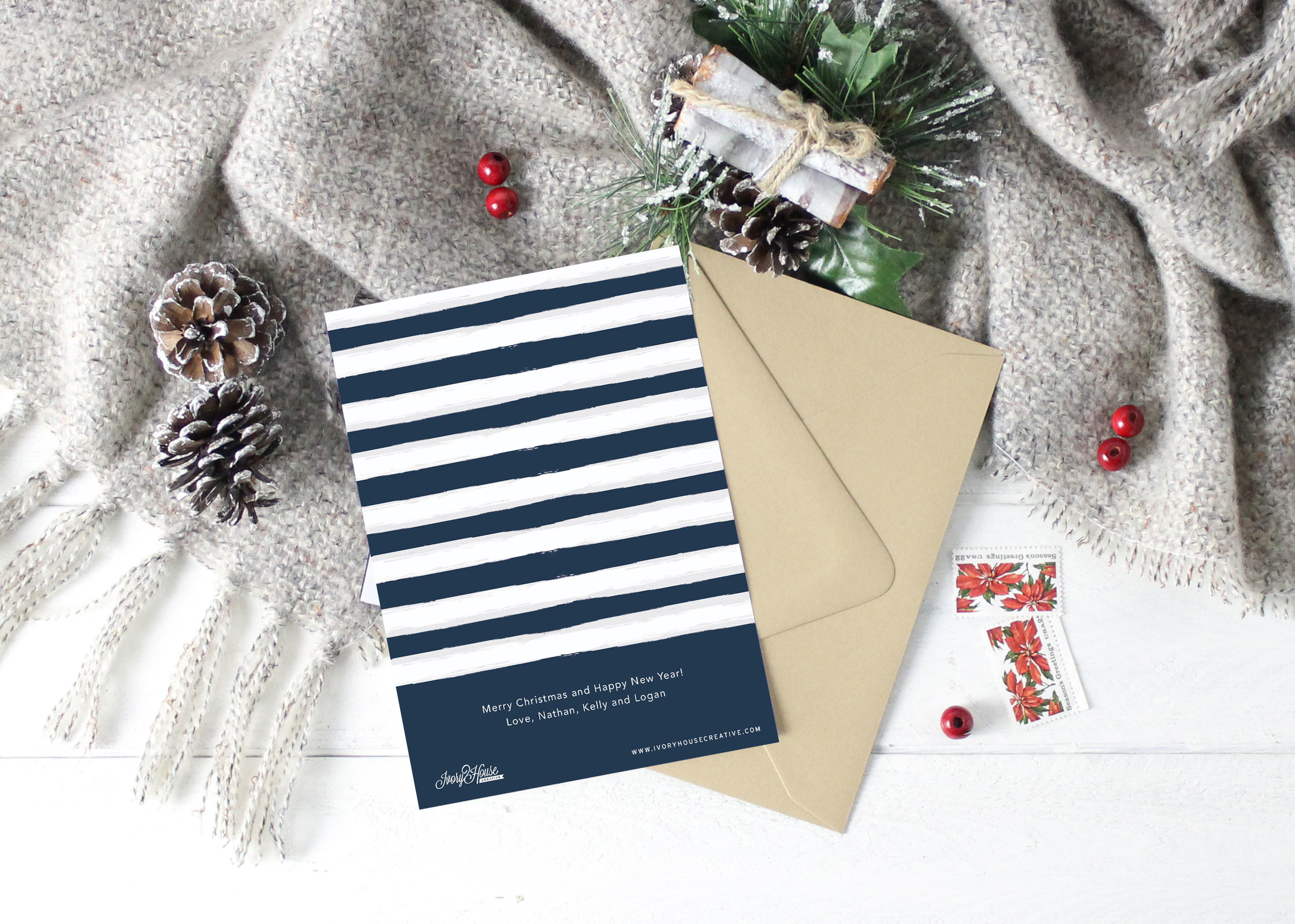 Holly Jolly Christmas Card