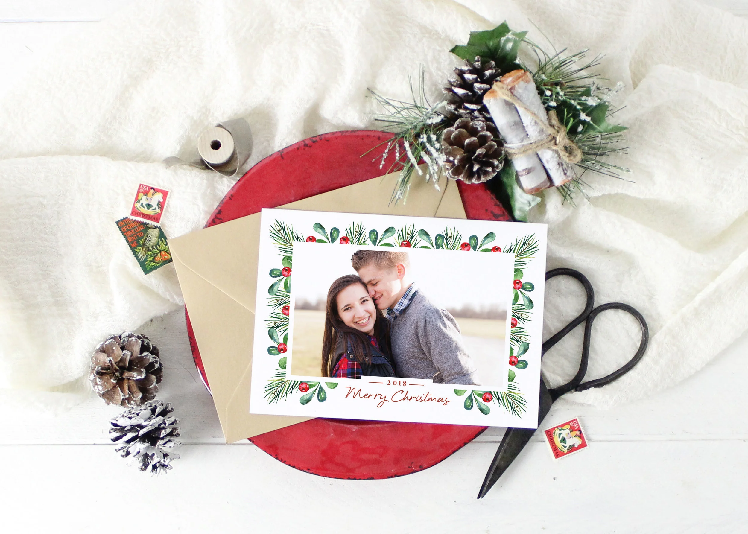 Deck the Halls Holiday Card