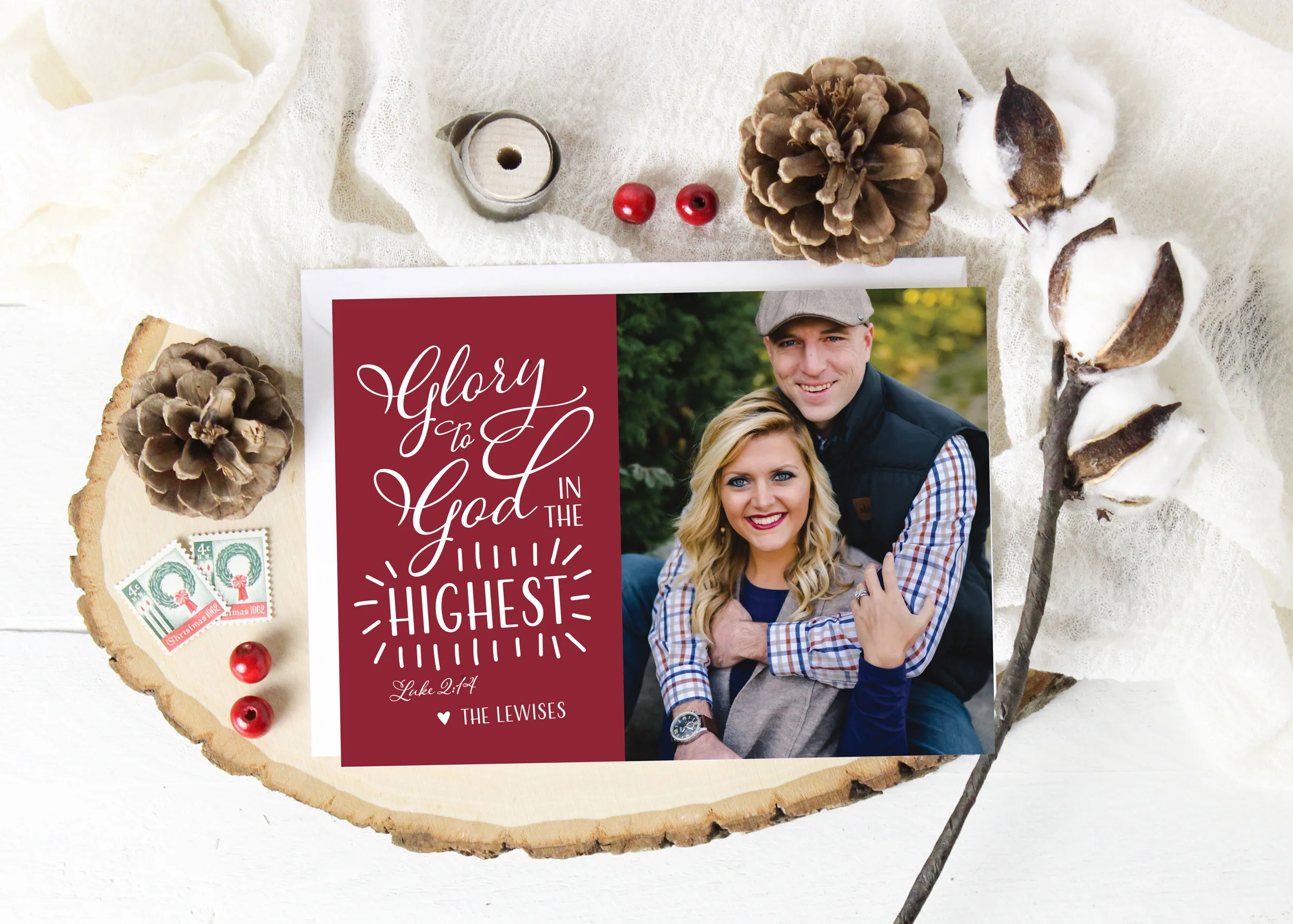 Glory to God Christmas Card