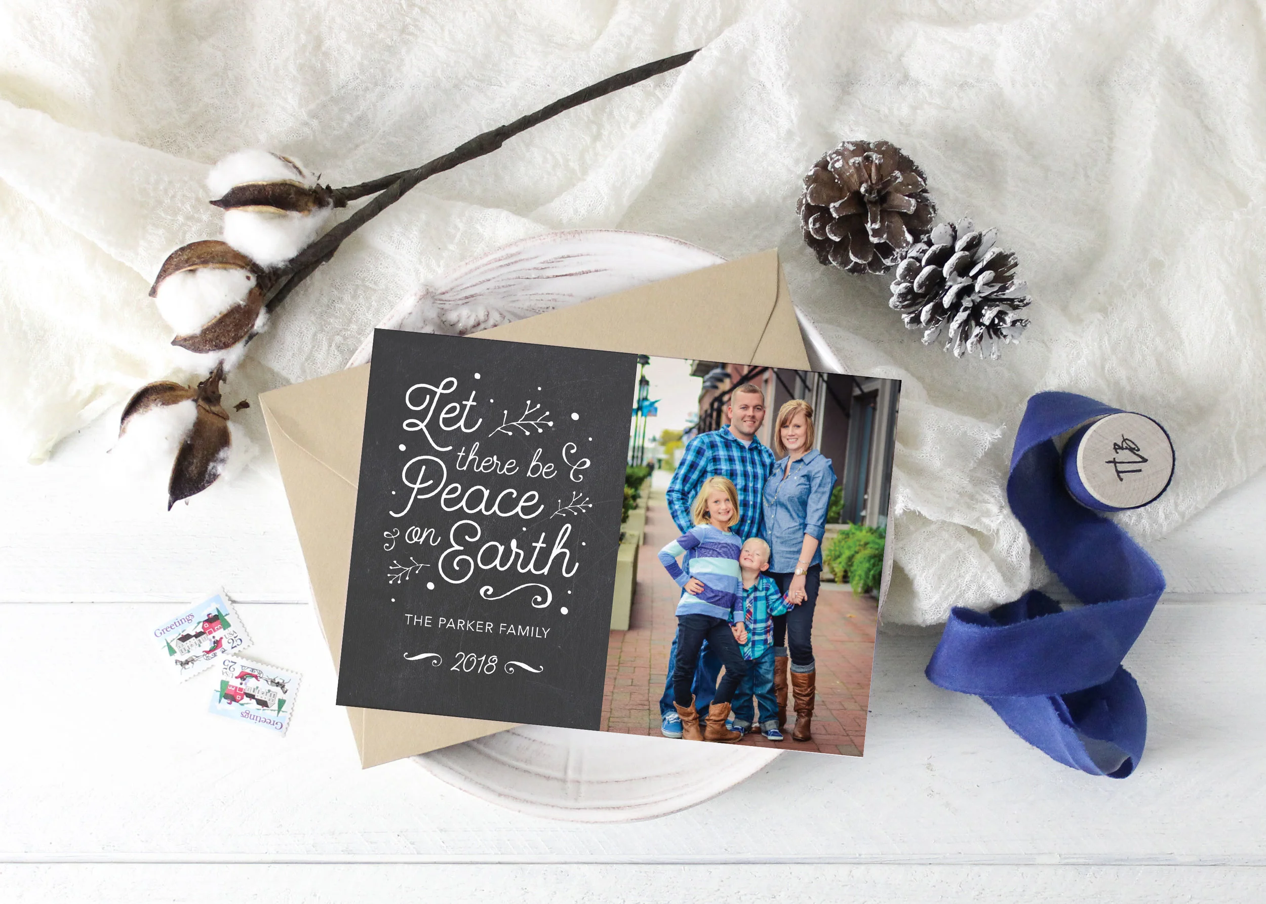 Peace on Earth Holiday Card