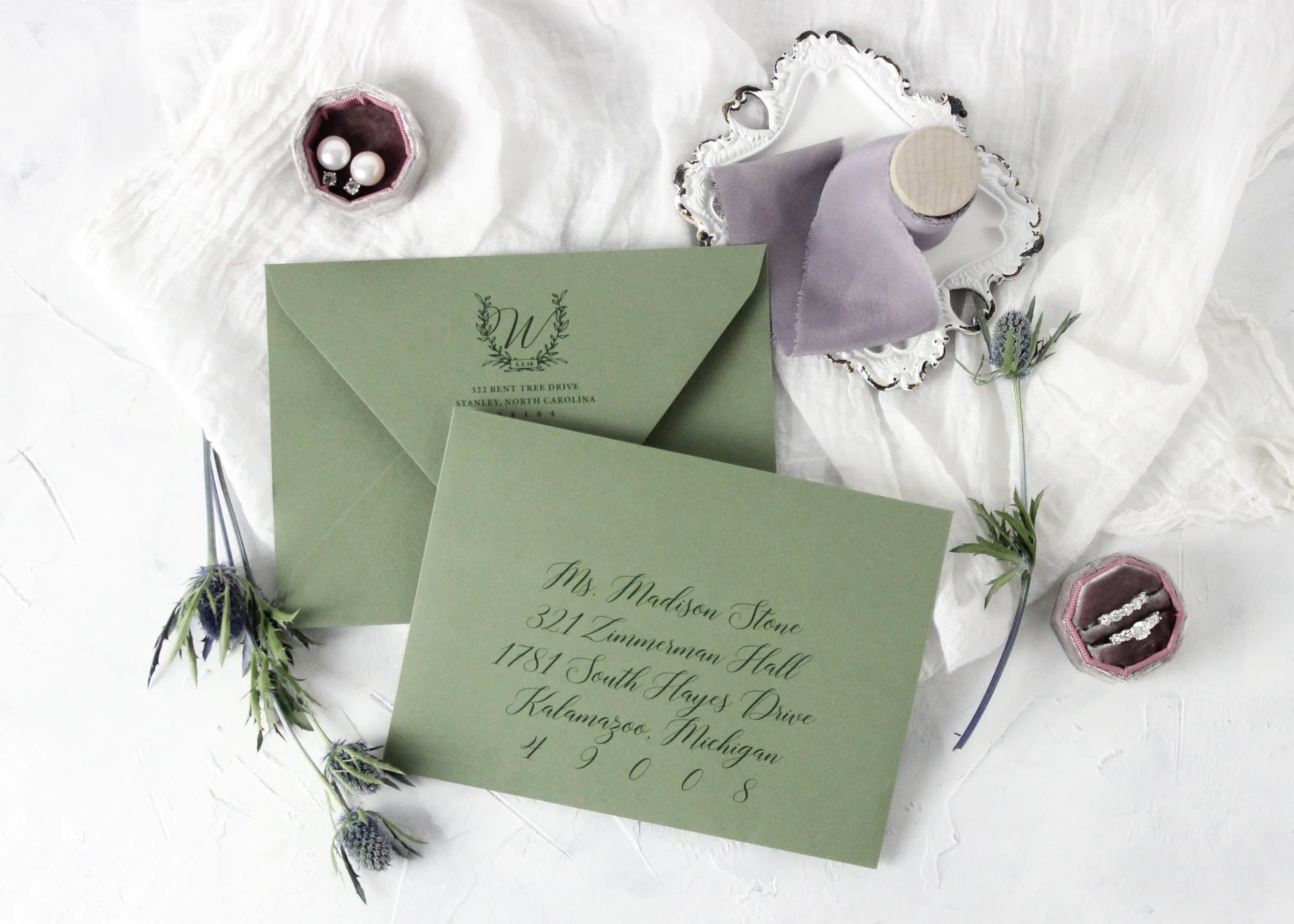 Digitally Printed Envelope Addressing