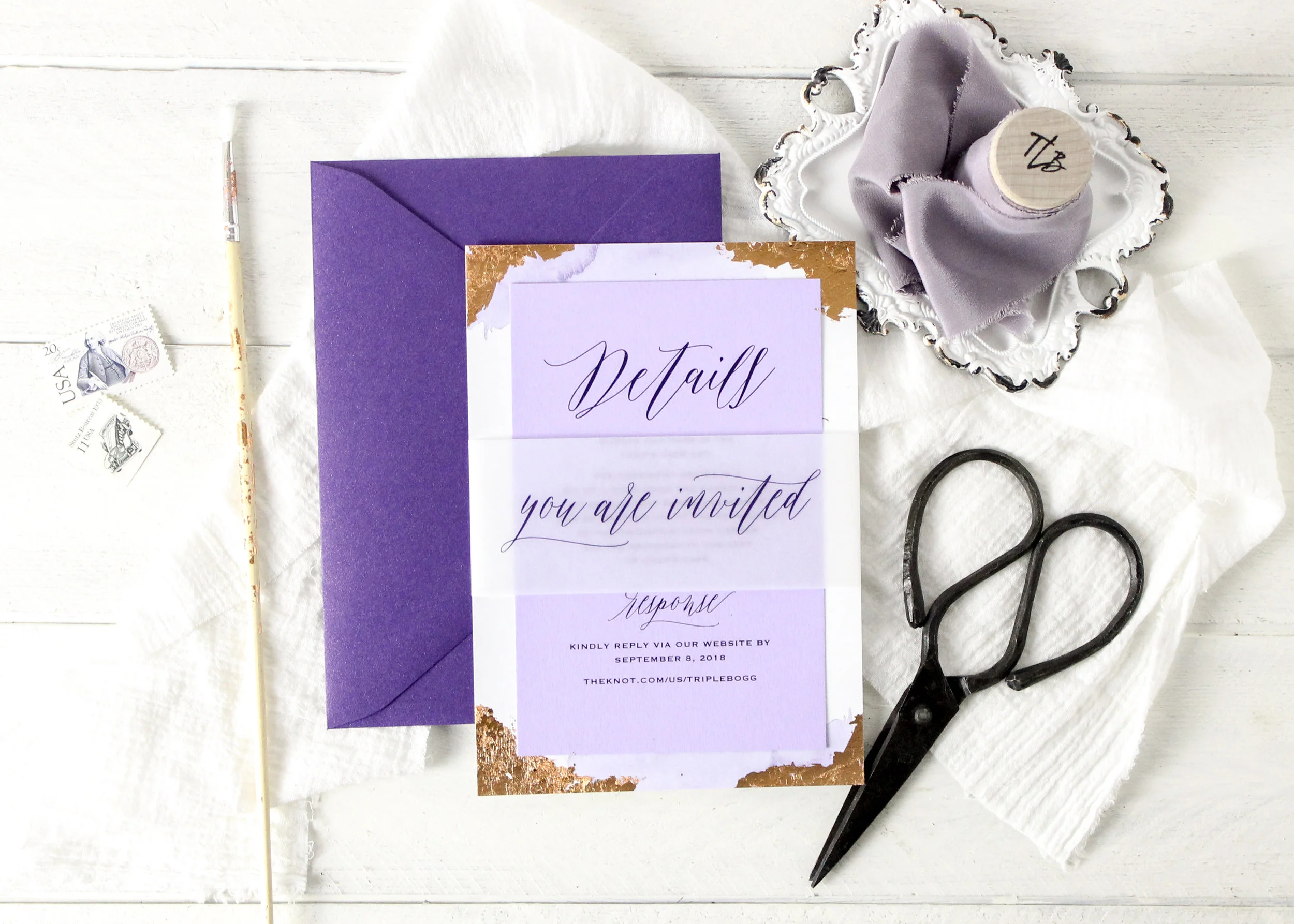 Custom Vellum Bellyband