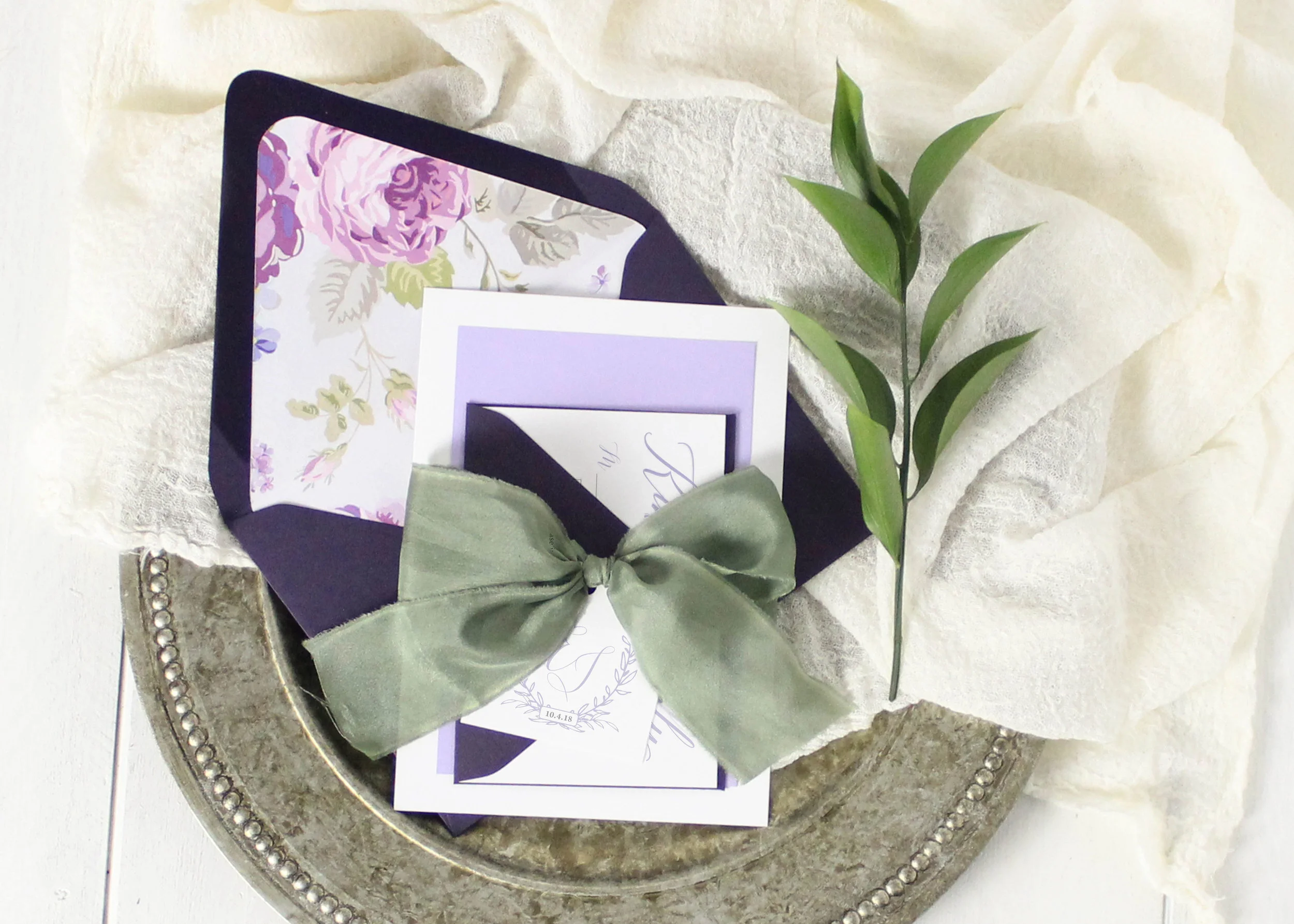 Silk Ribbon for Wedding Invitations
