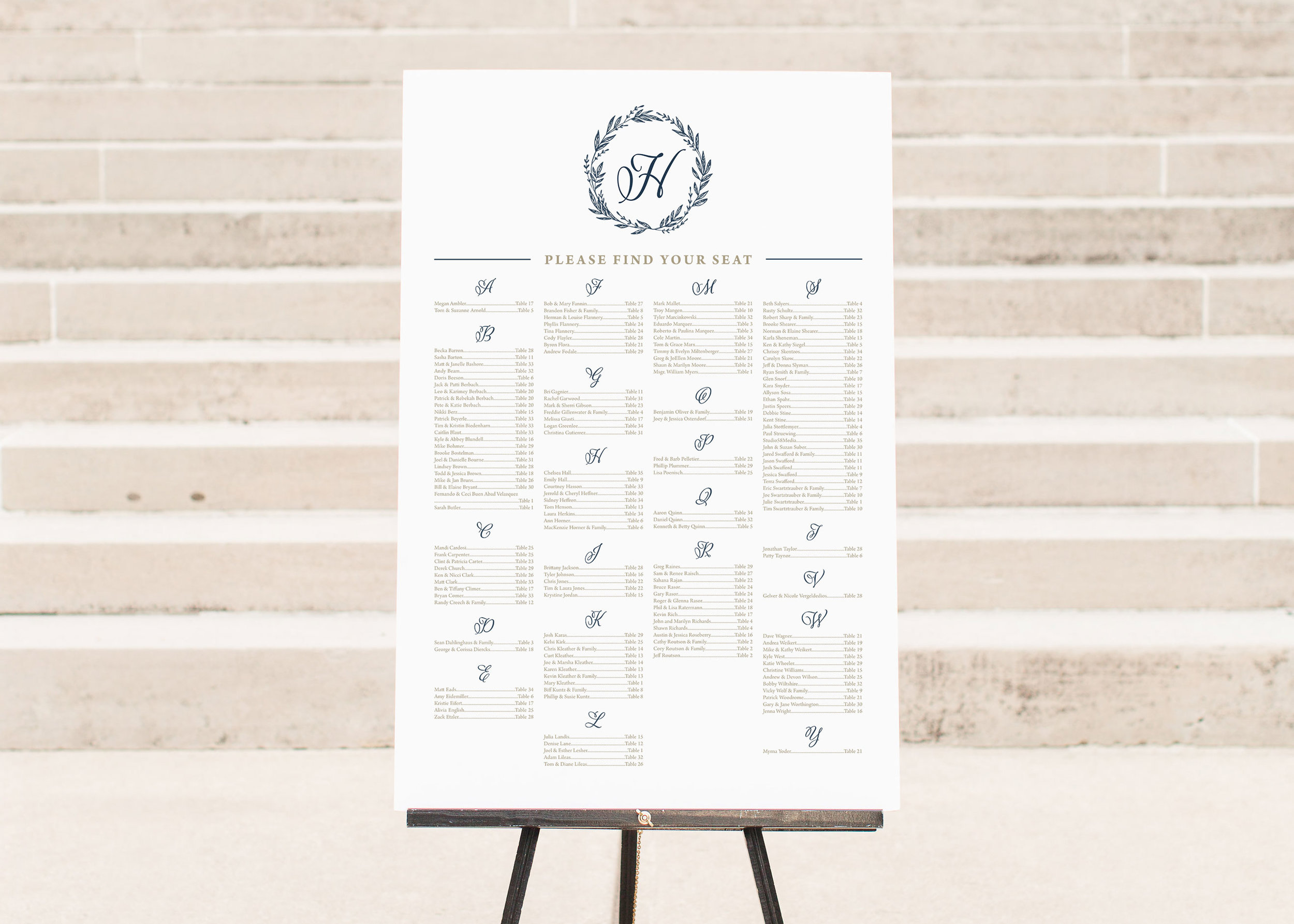 Seating Chart Vs Place Cards