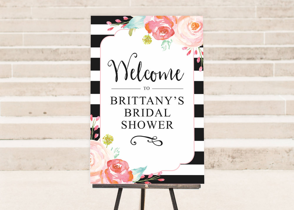 Download Printable Kate Spade Welcome Sign Ivory House Creative