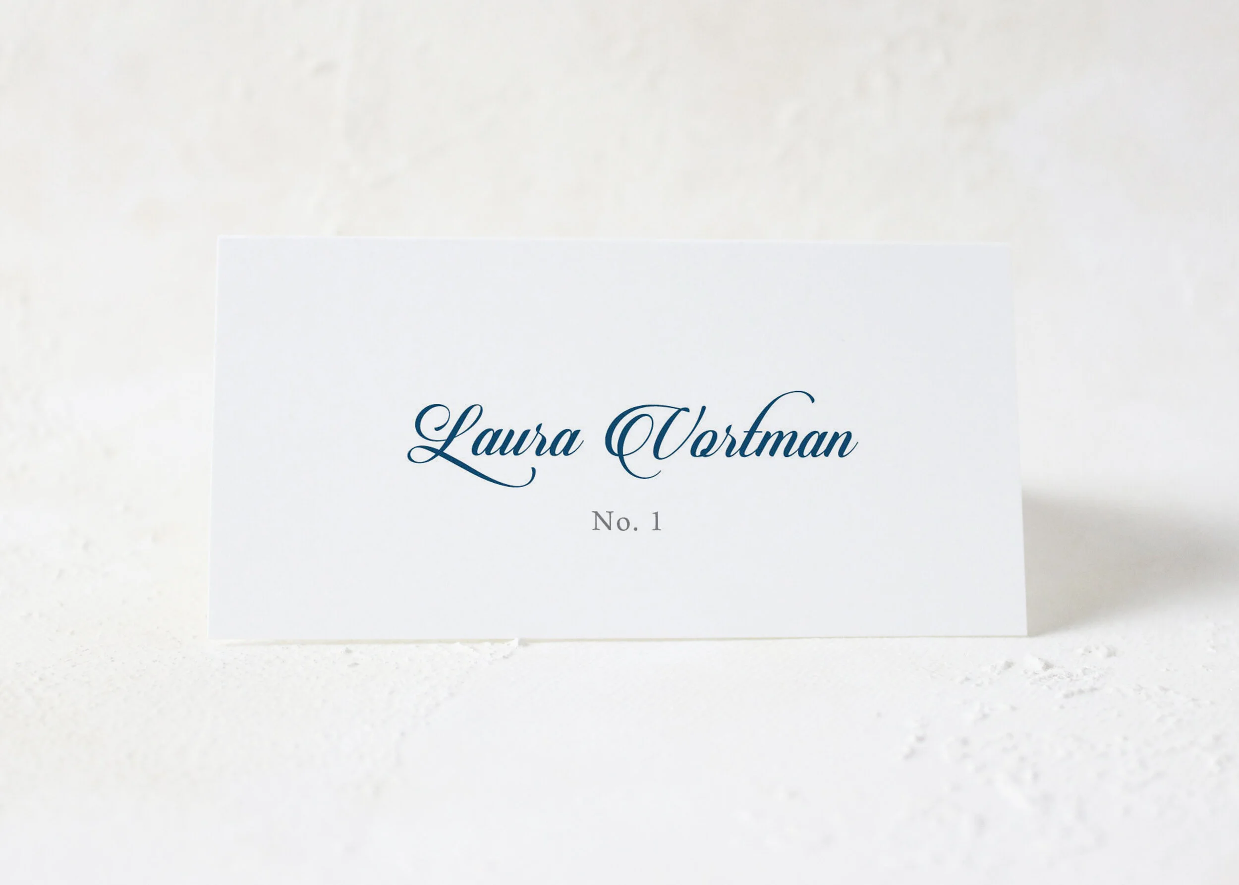 Laura - Classic Script Place Card