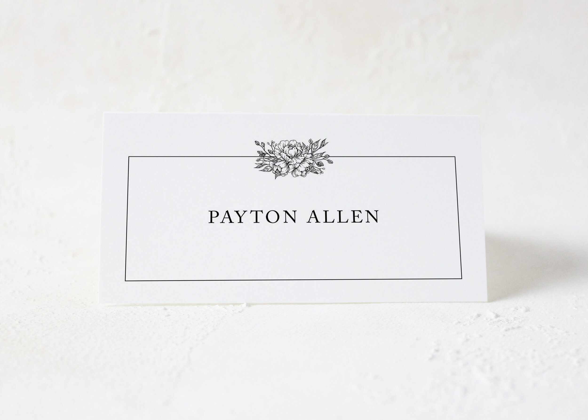 Payton - Classic Floral Place Cards