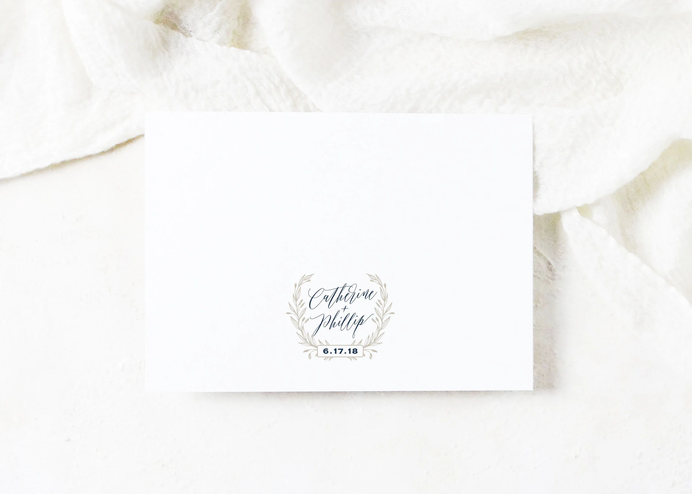 Catherine - Boho Script Save the Date